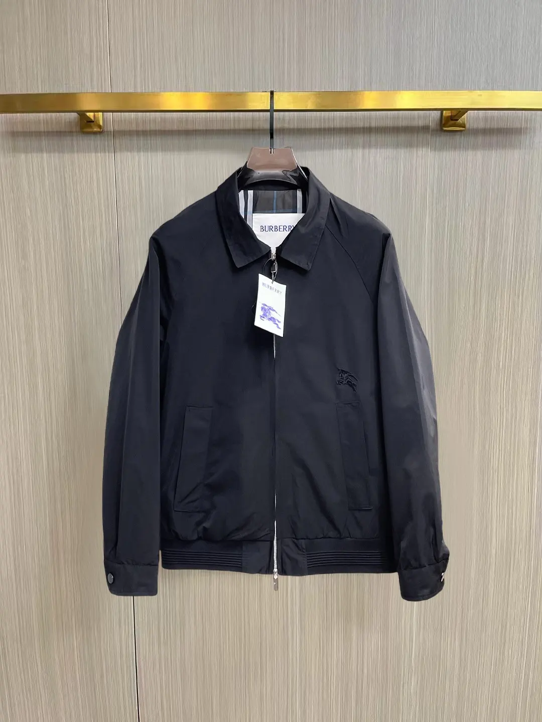 Embroidered Logo Harrington Jacket D36014762