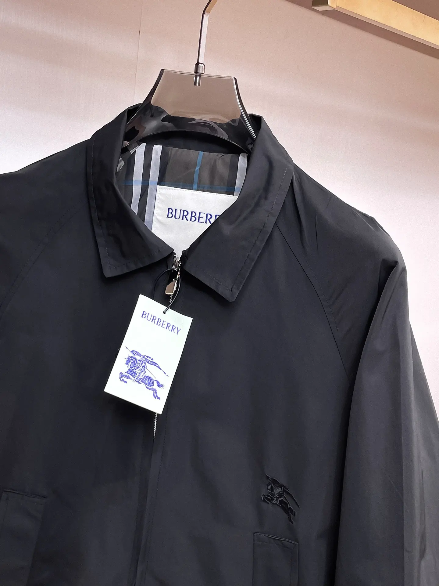 Embroidered Logo Harrington Jacket D36014762 — view 4