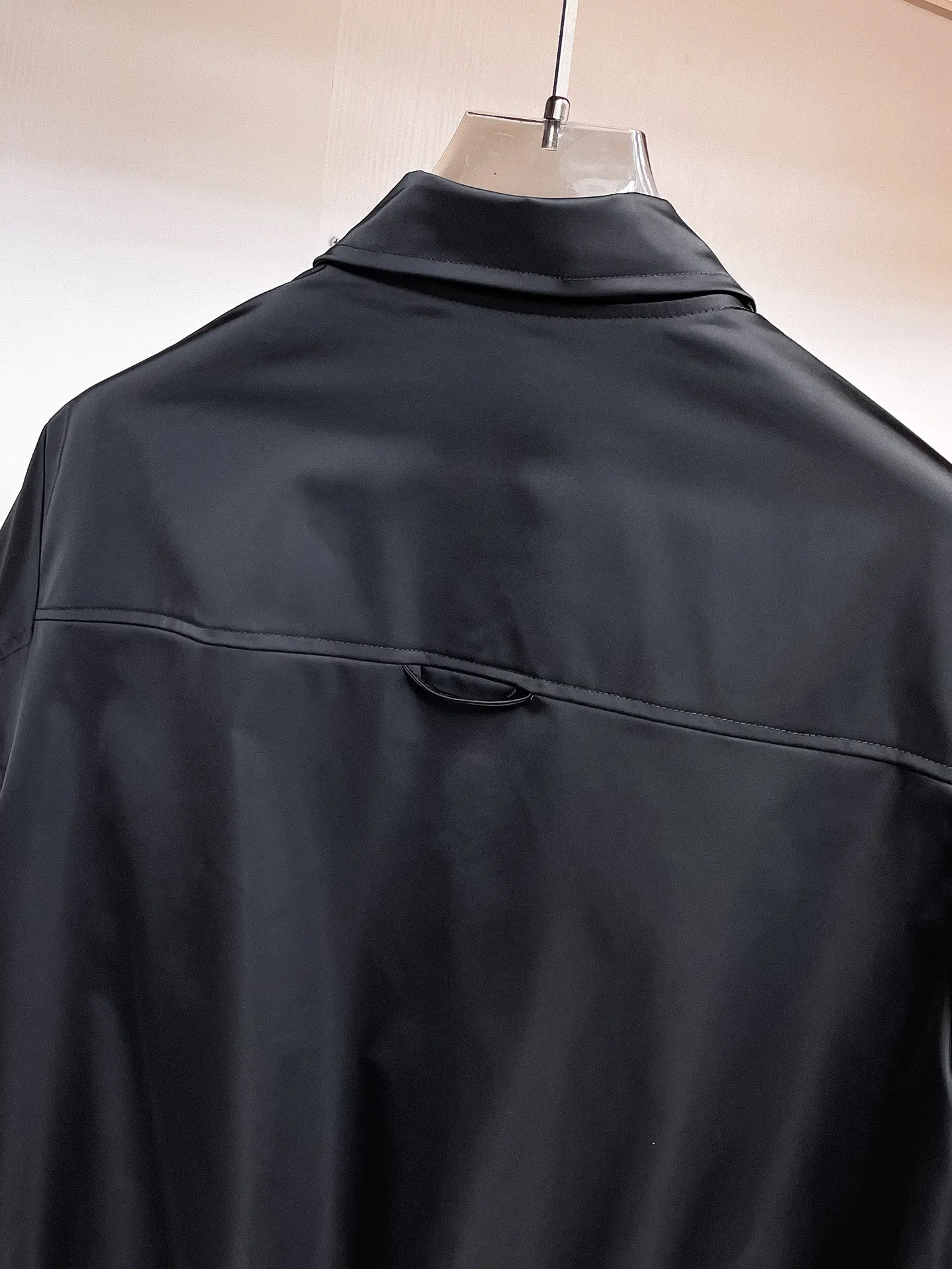 Logo-Appliquéd Re-Nylon Harrington Jacket D36015087 — view 13