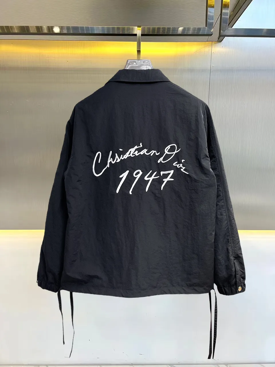 Logo-Embroidered Technical Coach Jacket D36015077 — view 2