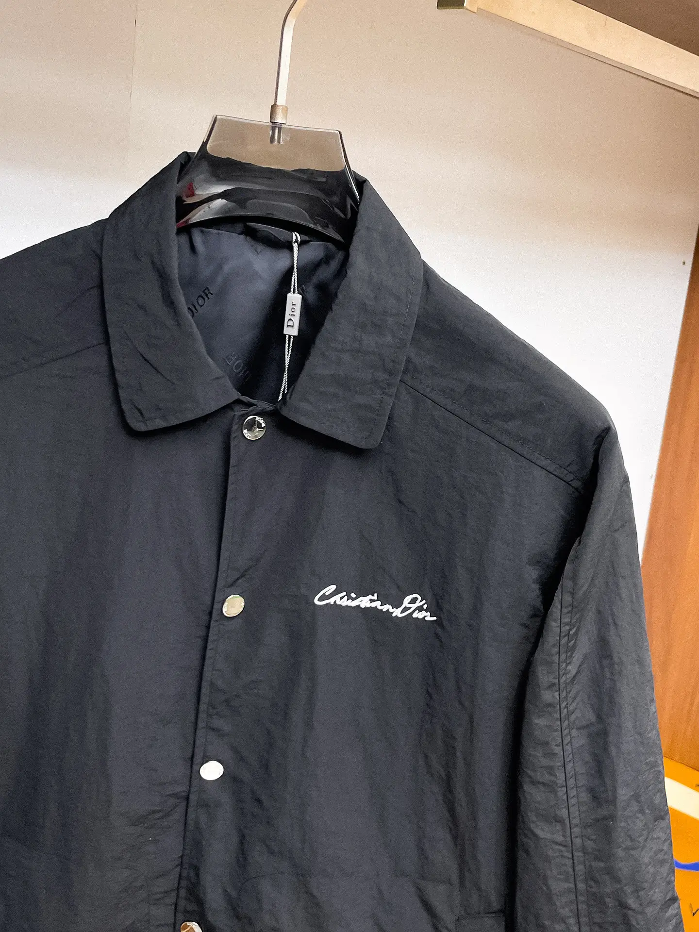 Logo-Embroidered Technical Coach Jacket D36015077 — view 3
