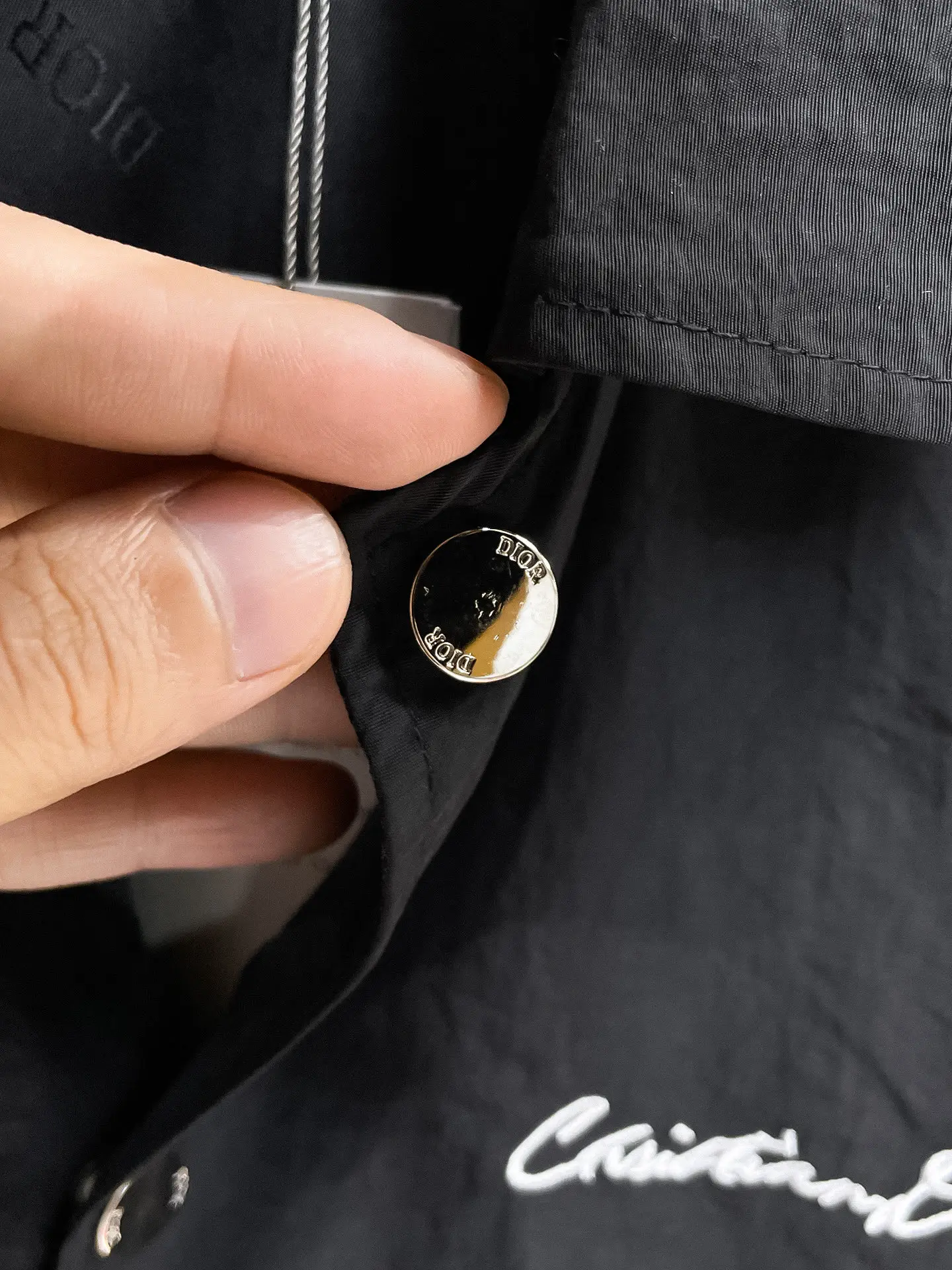 Logo-Embroidered Technical Coach Jacket D36015077 — view 5