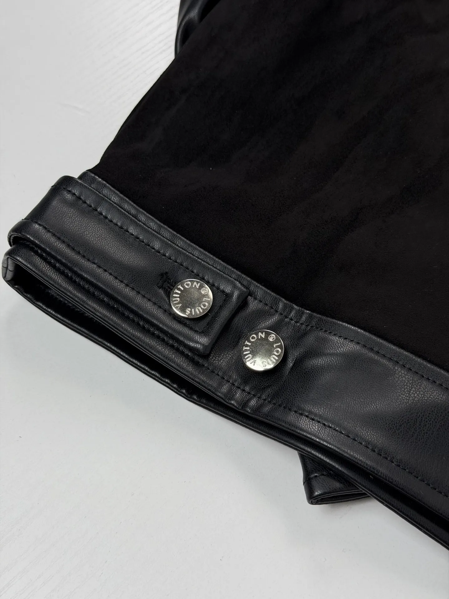 Monogram Suede and Leather Panel Jacket D36021969 — view 7
