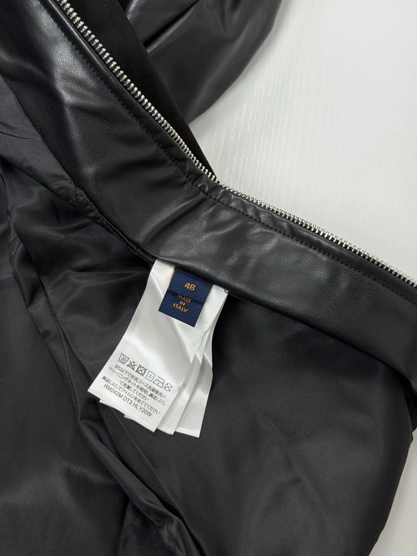 Monogram Suede and Leather Panel Jacket D36021969 — view 9