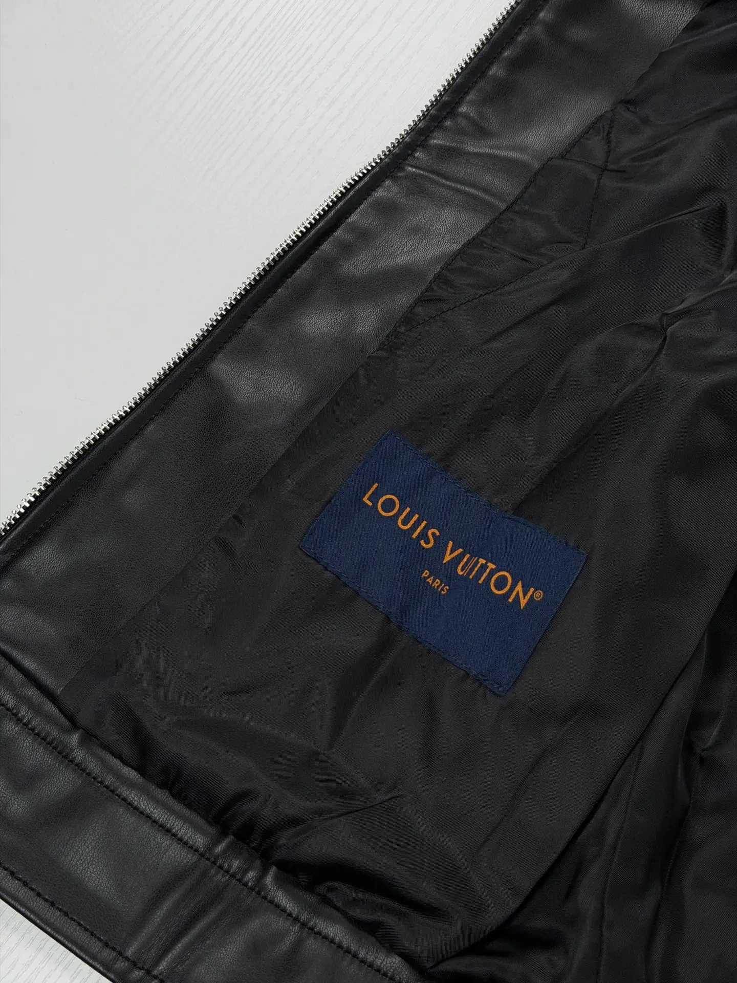 Monogram Suede and Leather Panel Jacket D36021969 — view 10