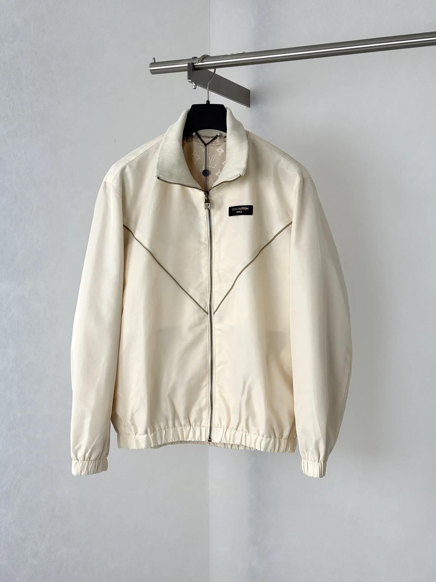 Monogram Lining Funnel-Neck Coach Jacket D36021976