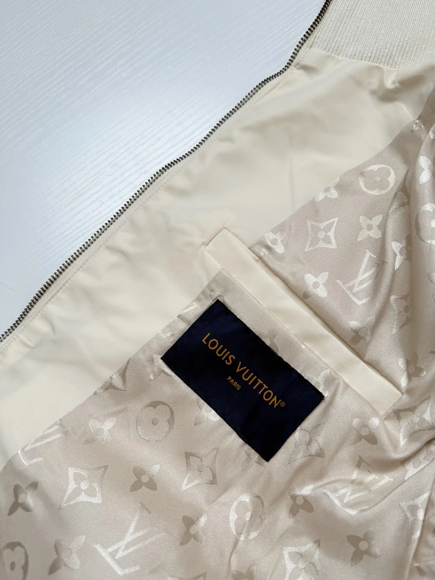 Monogram Lining Funnel-Neck Coach Jacket D36021976 — view 8