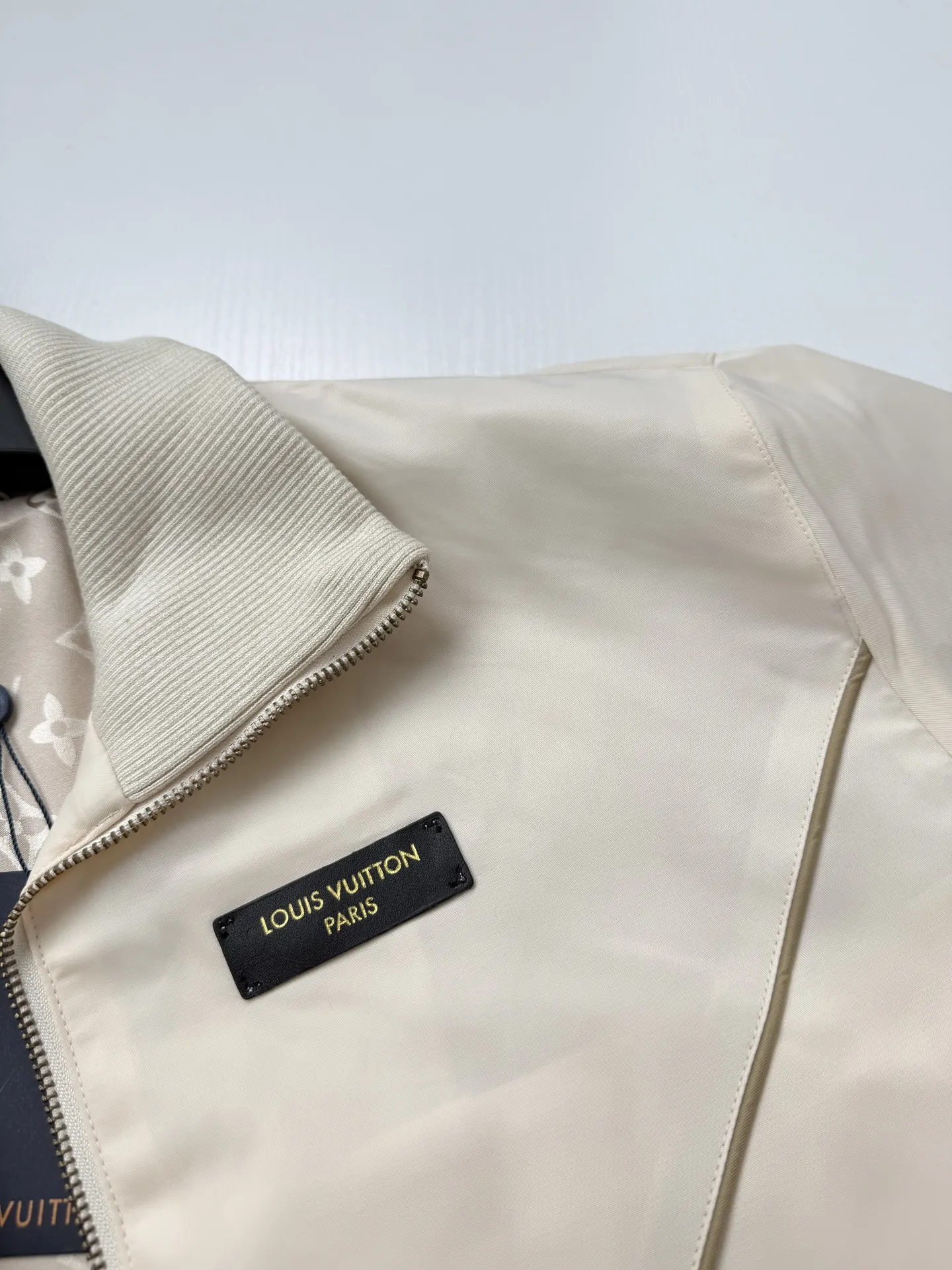 Monogram Lining Funnel-Neck Coach Jacket D36021976 — view 9