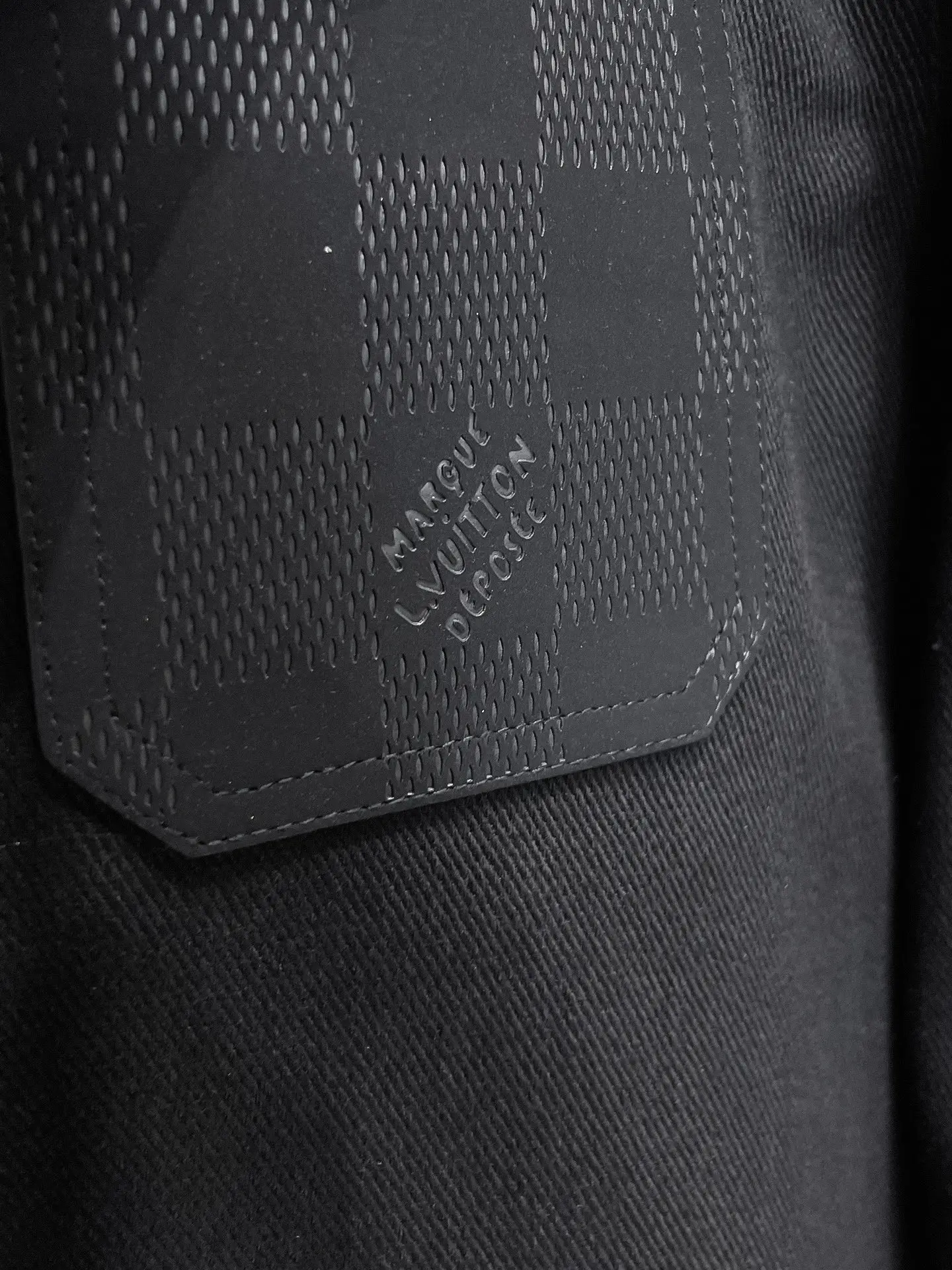Zip-Up Harrington Jacket with Embossed Pocket D36015079 — view 5