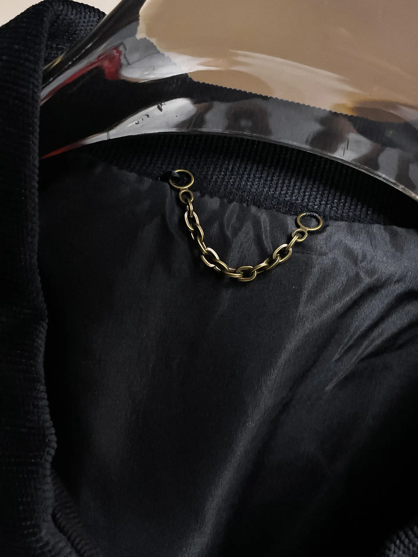Zip-Up Harrington Jacket with Embossed Pocket D36015079 — view 7