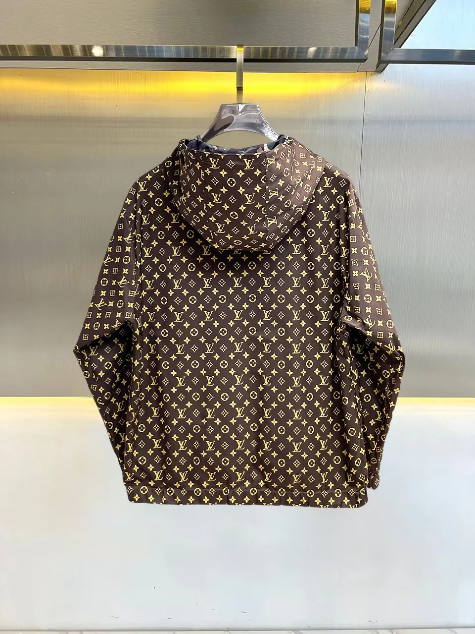 Monogram Camouflage Hooded Windbreaker Jacket D36015084 — view 4