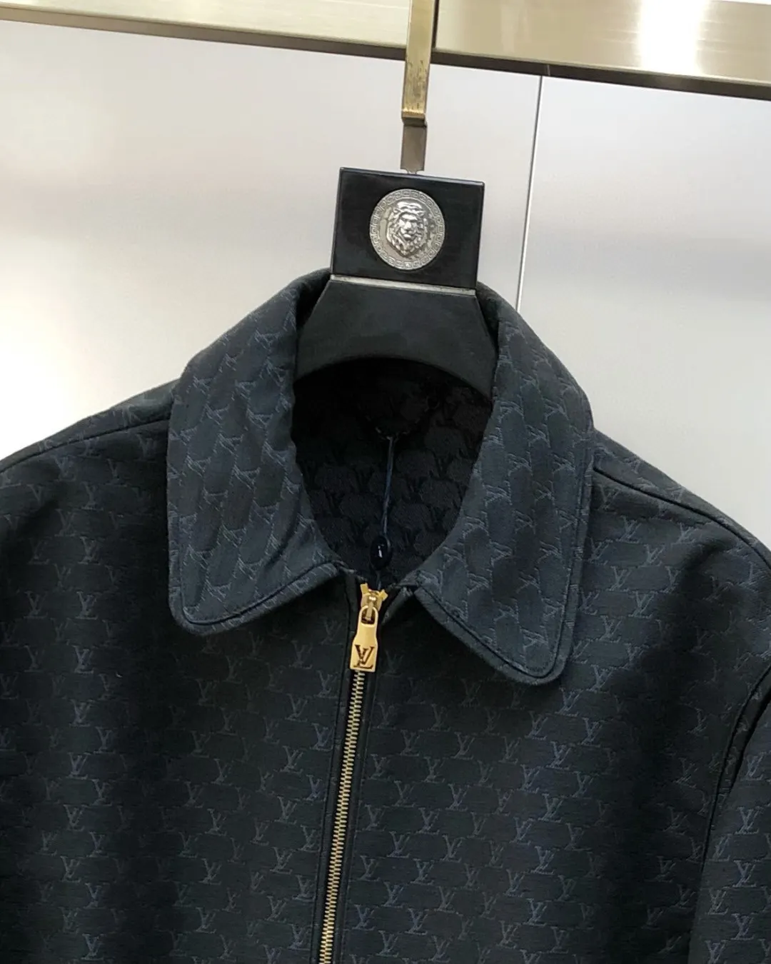 Monogram Jacquard Zip-Up Blouson Jacket D36015088 — view 5