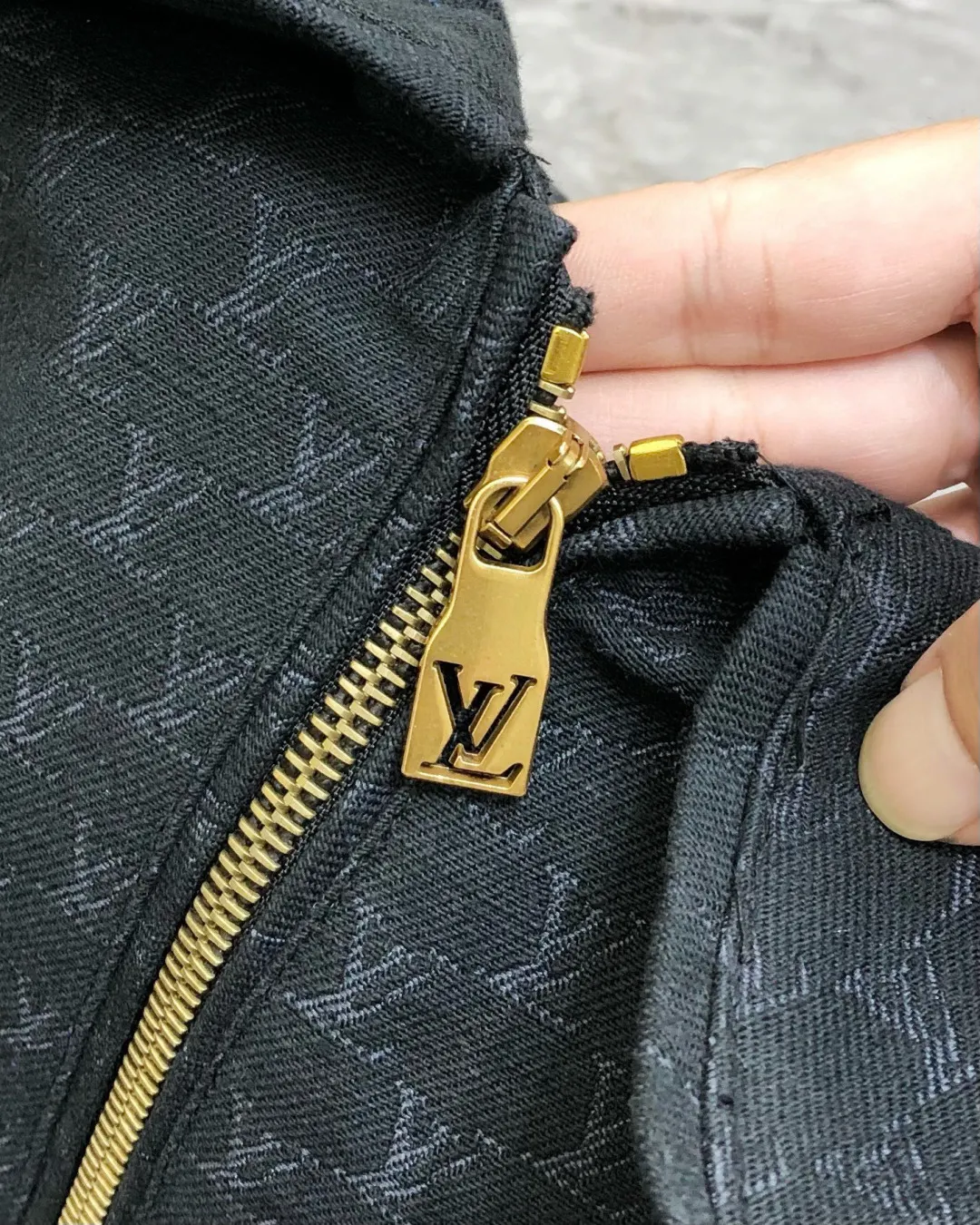 Monogram Jacquard Zip-Up Blouson Jacket D36015088 — view 6