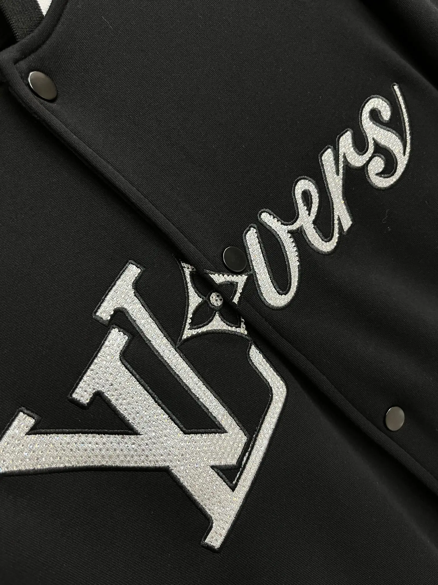 LV Lovers Logo Embroidered Bomber Jacket D36014761 — view 5