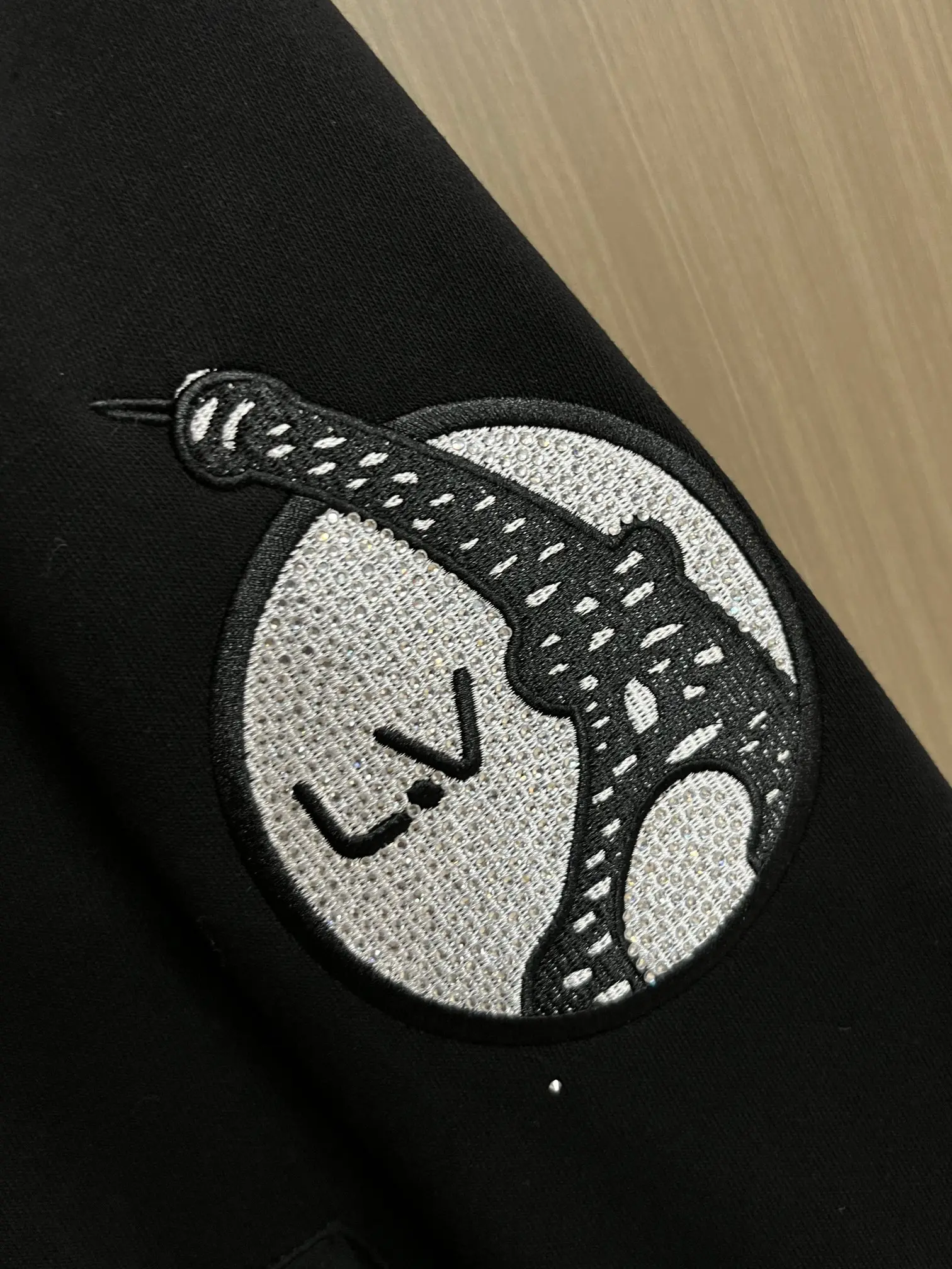 LV Lovers Logo Embroidered Bomber Jacket D36014761 — view 6