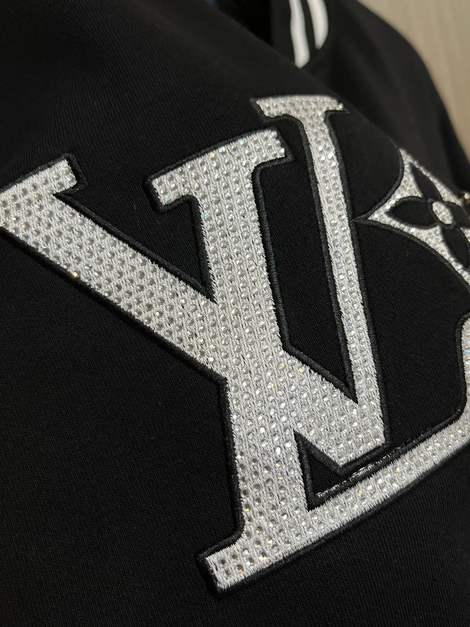 LV Lovers Logo Embroidered Bomber Jacket D36014761 — view 7