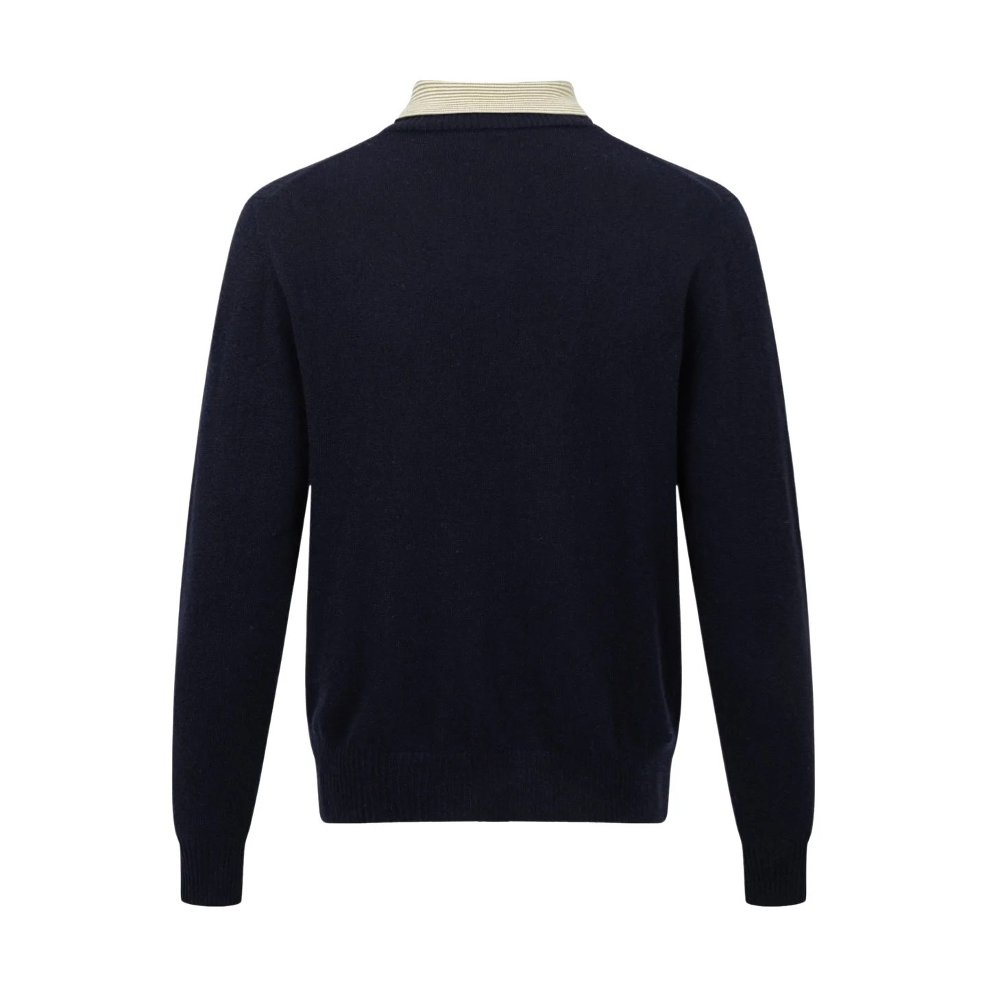 Layered-Effect Cotton and Cashmere-Blend Sweater D36022338 — view 2