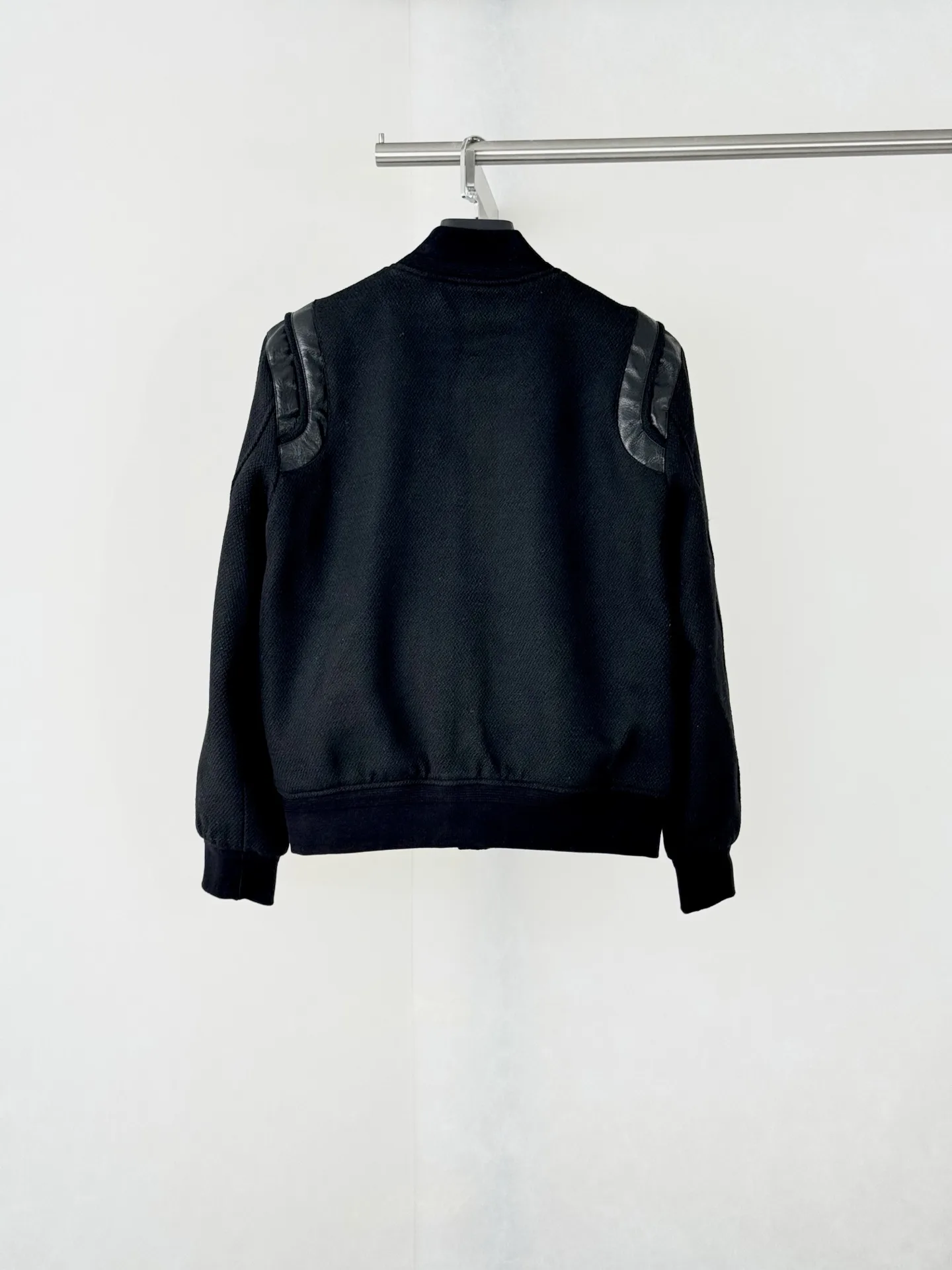 Teddy Wool and Lambskin Bomber Jacket D36018758 — view 2