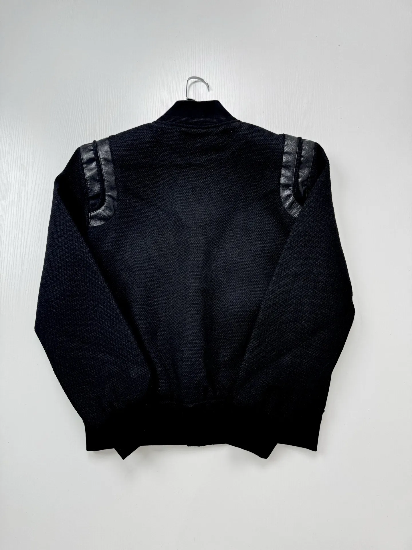 Teddy Wool and Lambskin Bomber Jacket D36018758 — view 4