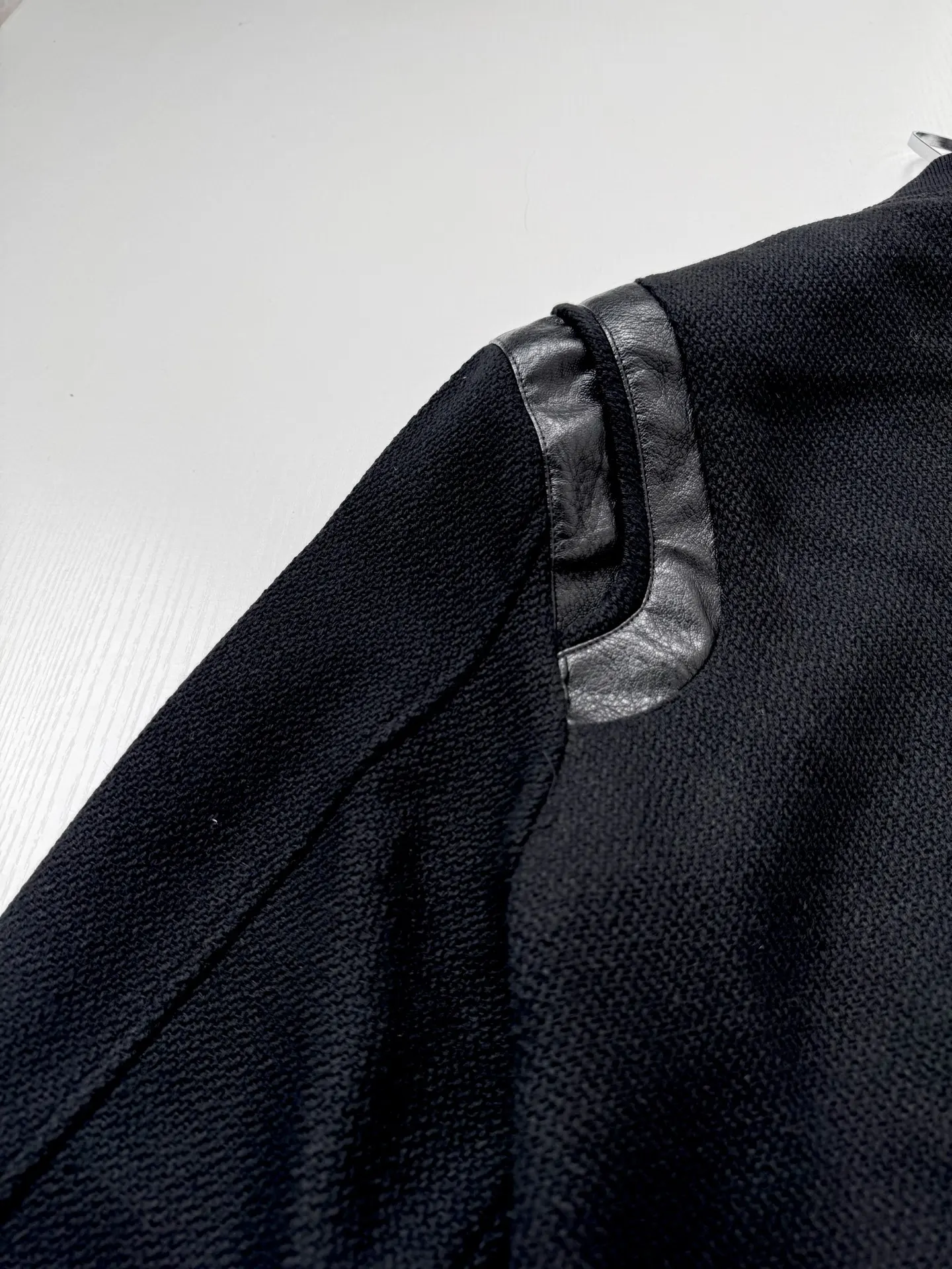 Teddy Wool and Lambskin Bomber Jacket D36018758 — view 5