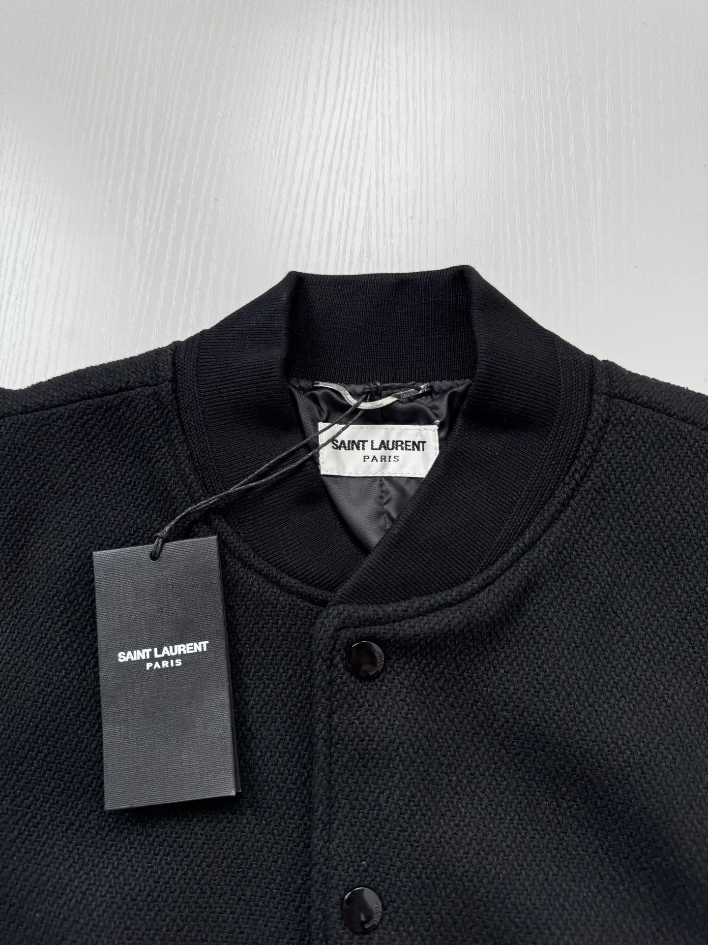 Teddy Wool and Lambskin Bomber Jacket D36018758 — view 6