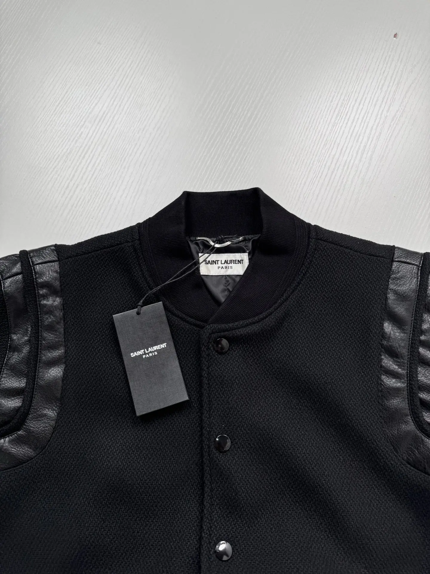 Teddy Wool and Lambskin Bomber Jacket D36018758 — view 8