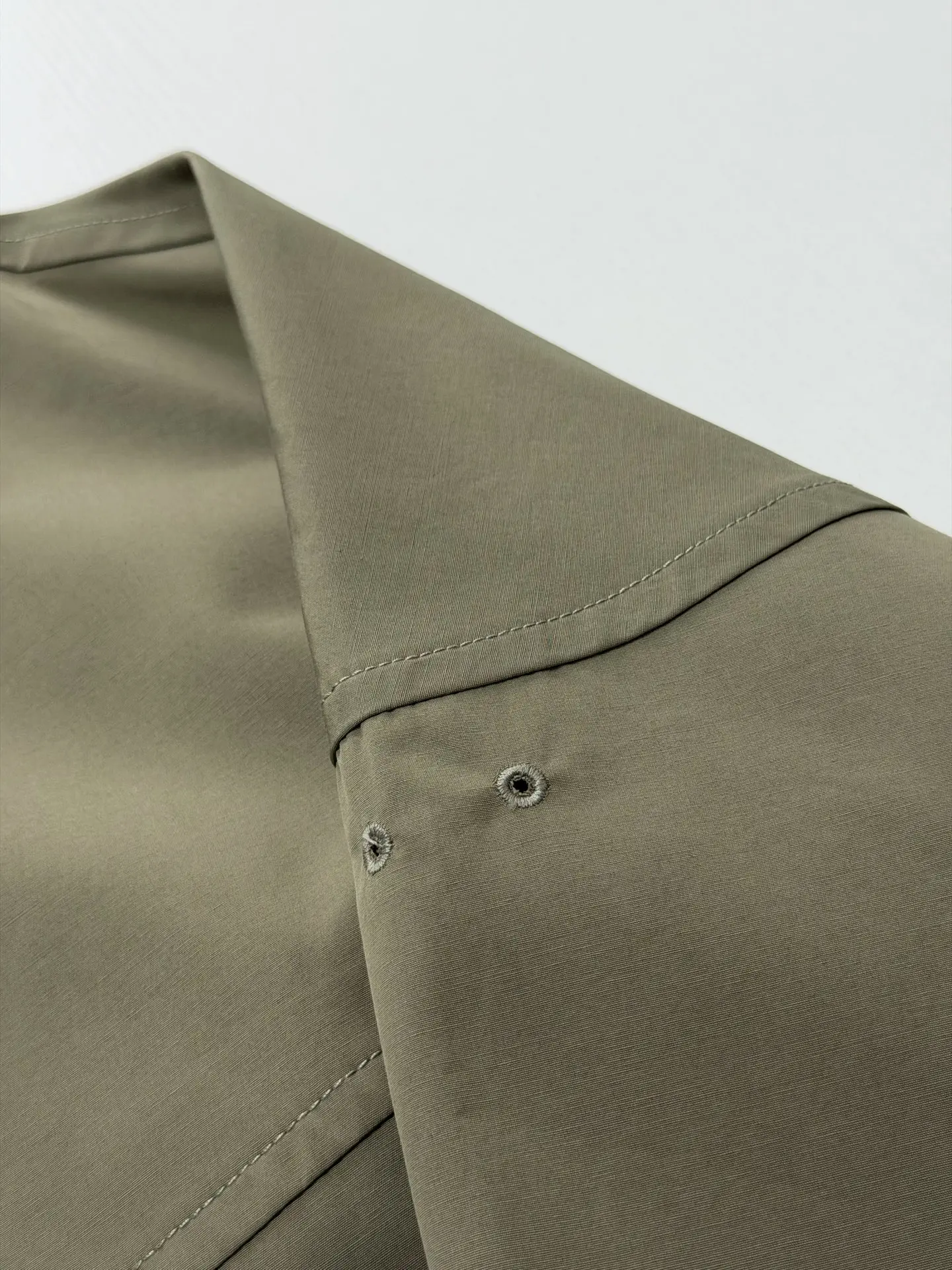 Intrecciato Leather-Trimmed Cotton-Blend Jacket D36521963 — view 7