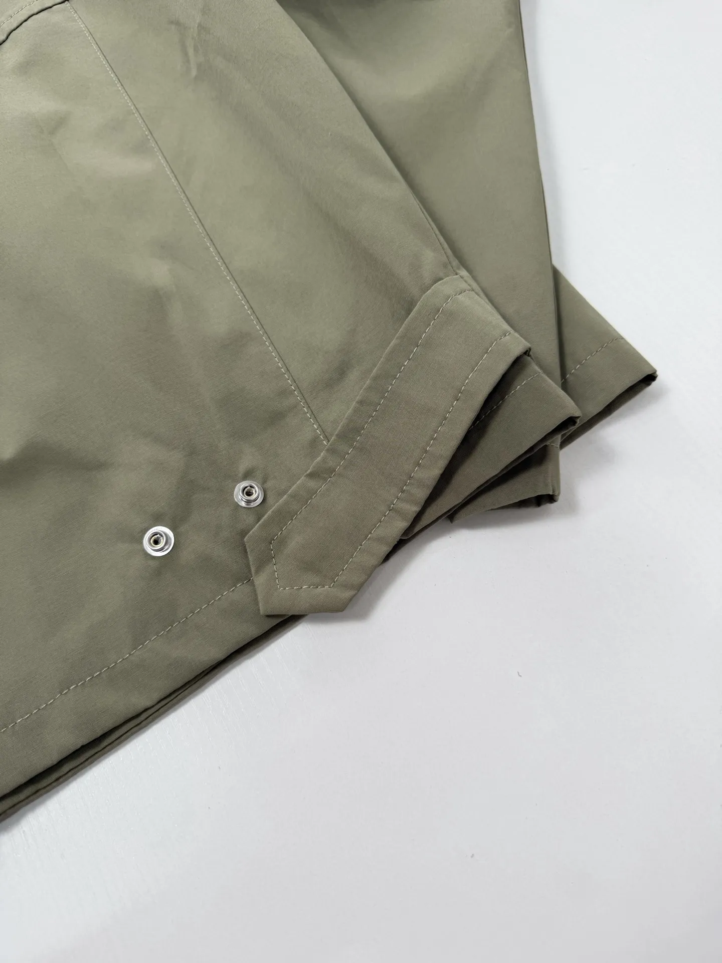 Intrecciato Leather-Trimmed Cotton-Blend Jacket D36521963 — view 9