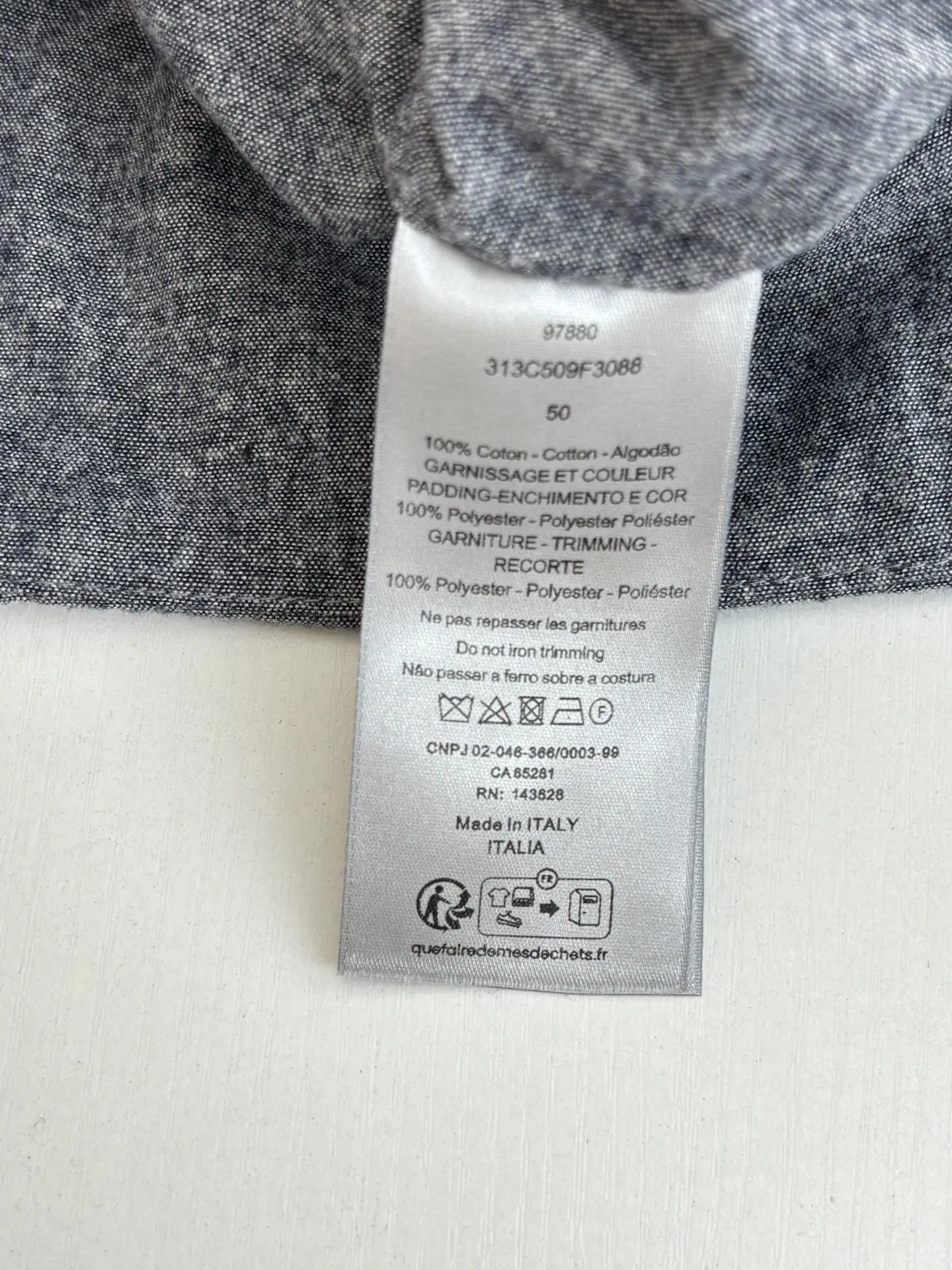 Cannage Embroidered Cotton Flannel Jacket D36522014 — view 9
