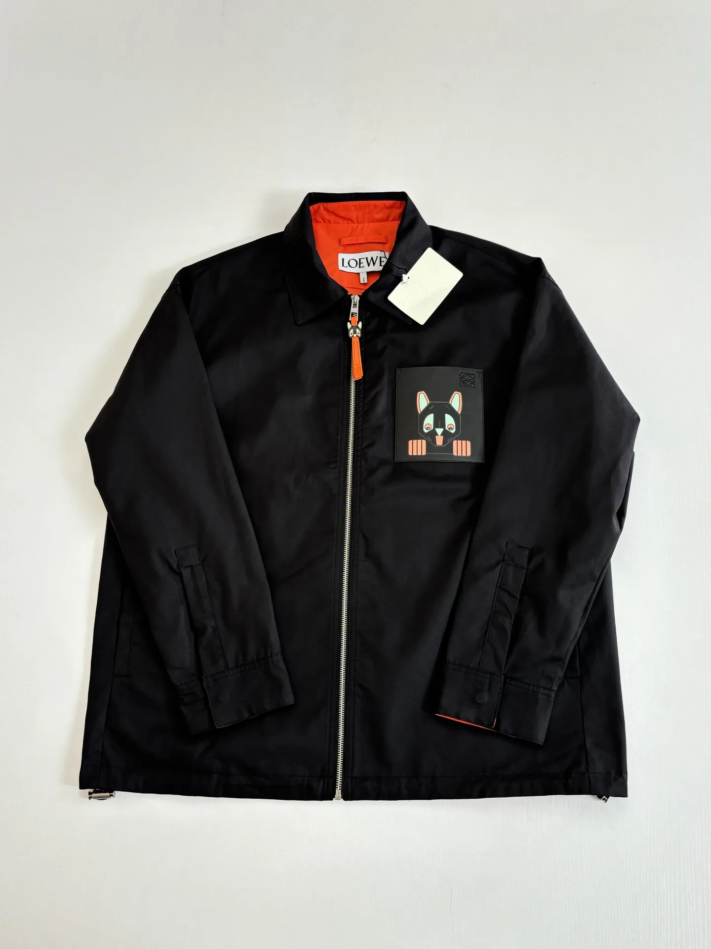 Loewe x Louis Wain Cat Patch Zip-Up Jacket D36518608 — view 3