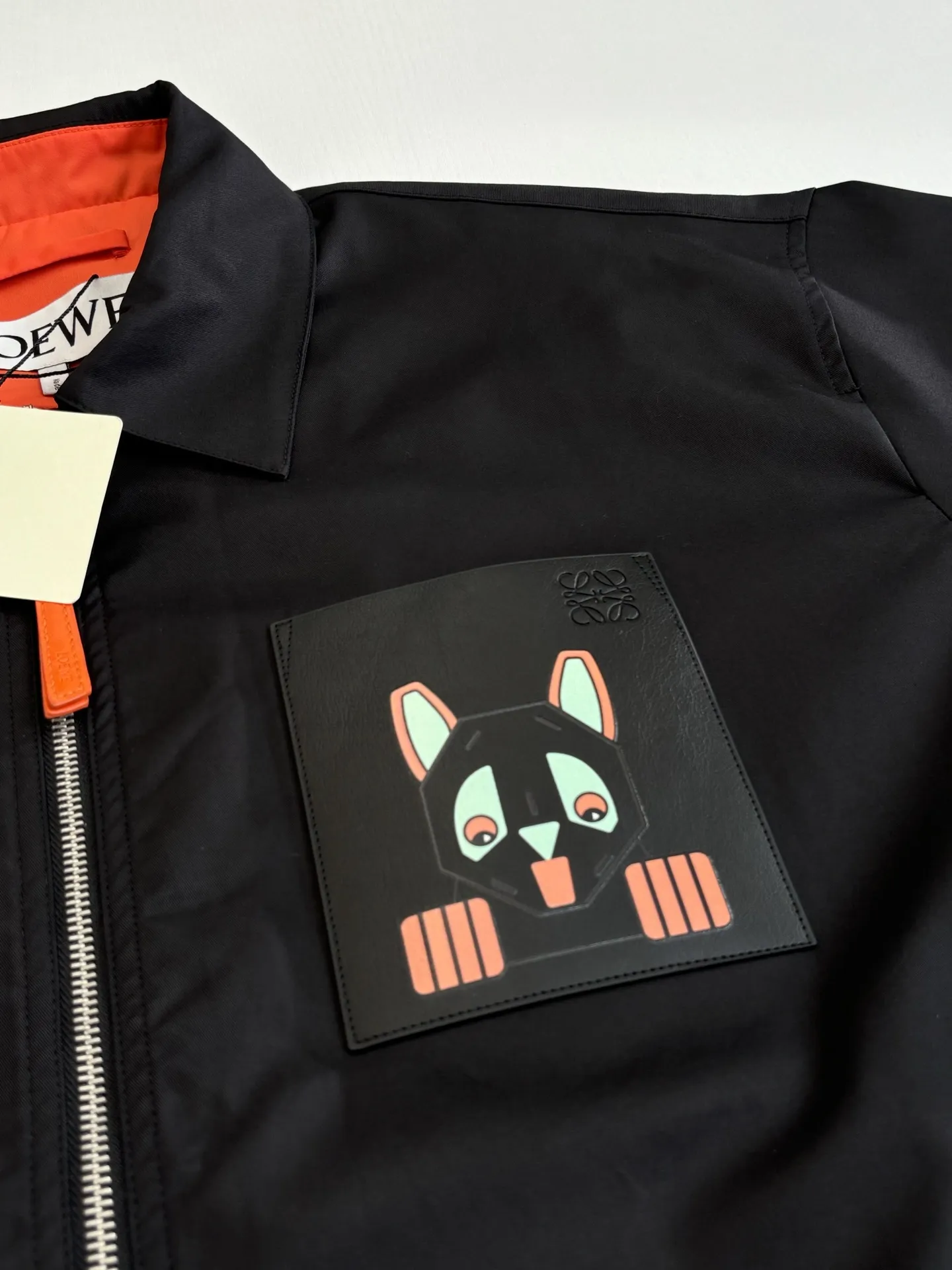 Loewe x Louis Wain Cat Patch Zip-Up Jacket D36518608 — view 5