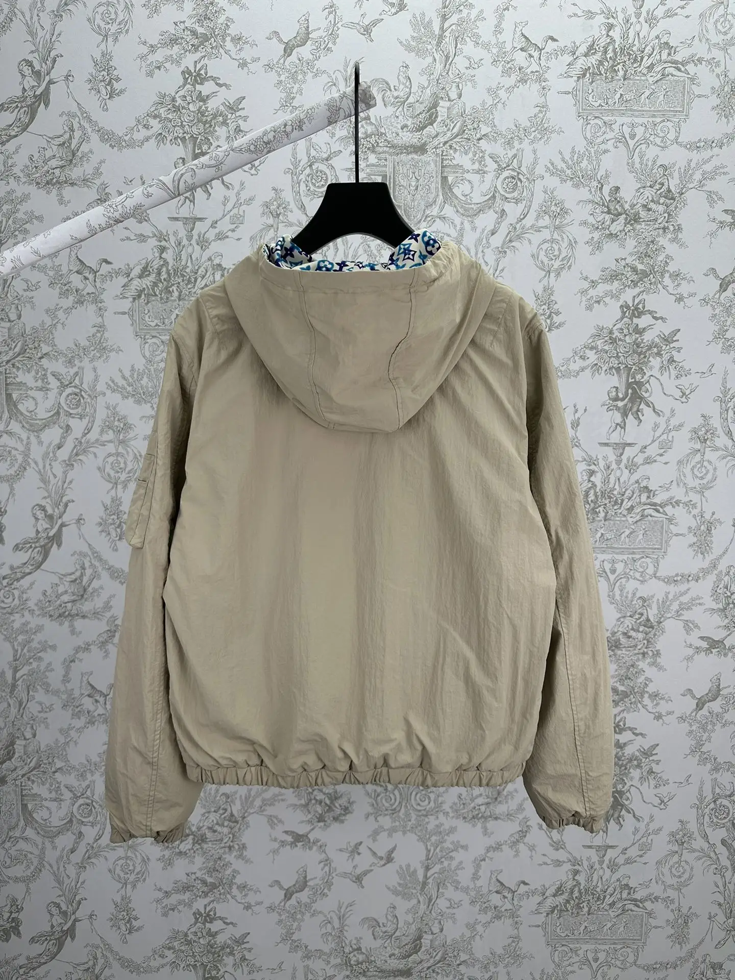 Reversible Monogram Overlap Windbreaker D37014391 — view 4