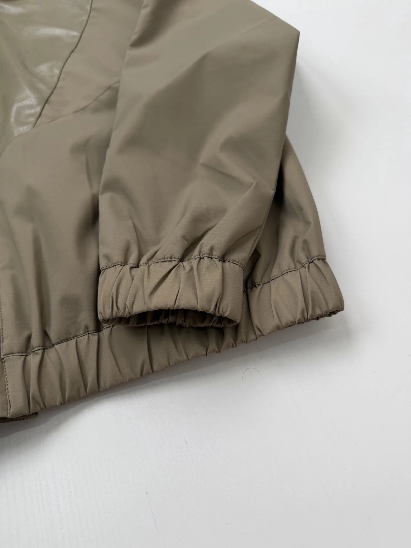 Monogram Perforated Leather-Trimmed Bomber Jacket D37018651 — view 7
