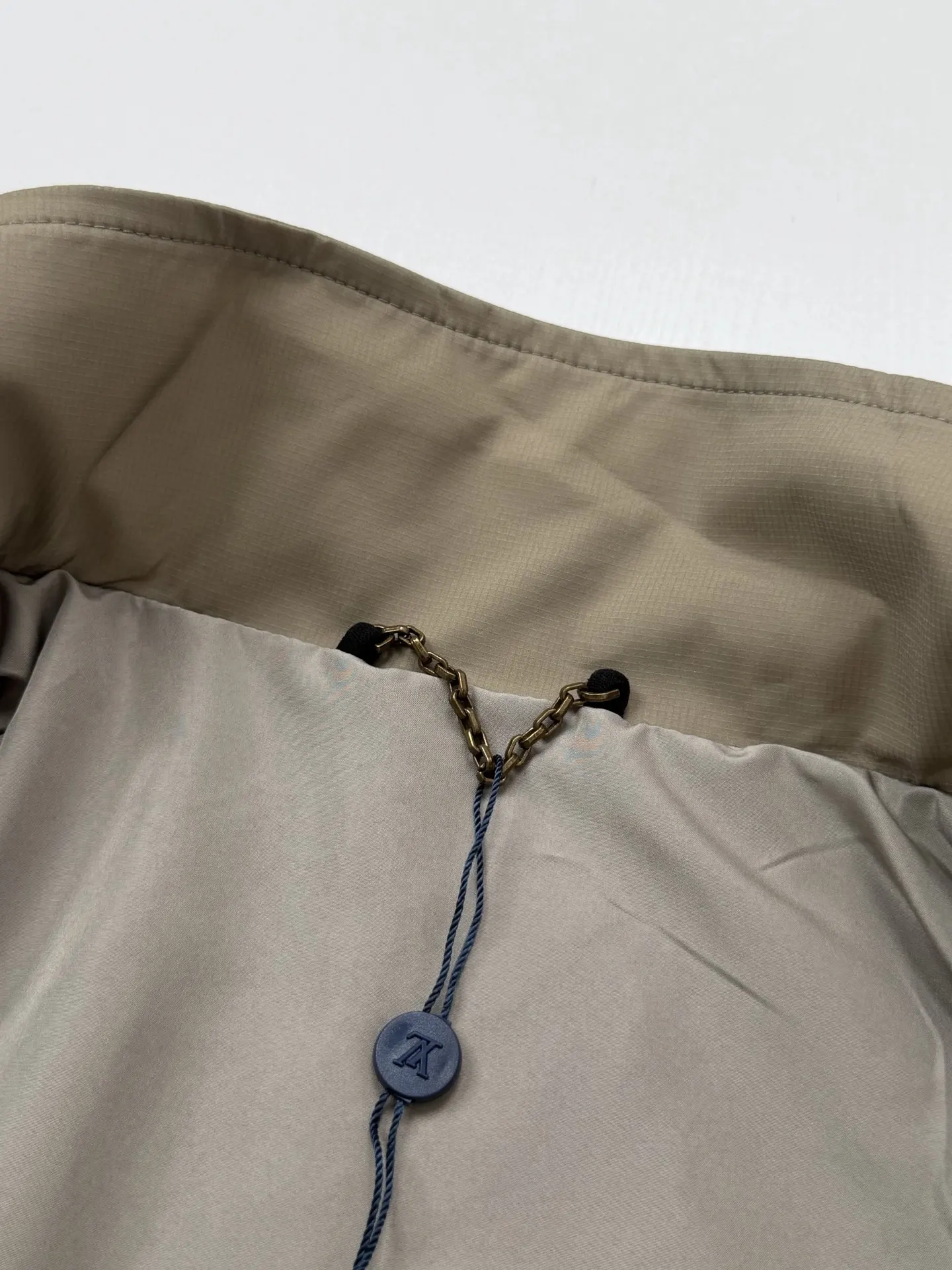 Monogram Perforated Leather-Trimmed Bomber Jacket D37018651 — view 11