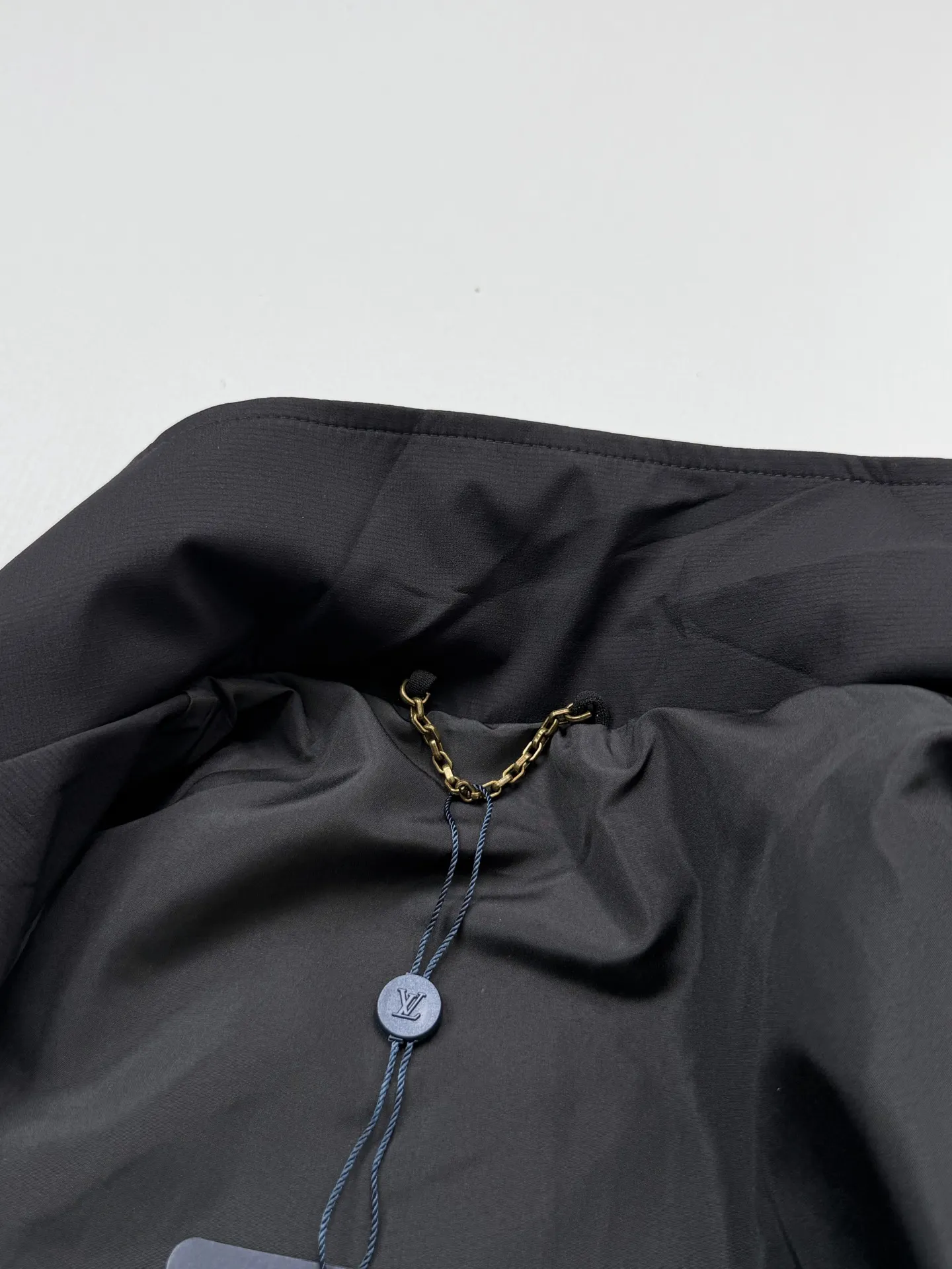 Monogram Perforated Leather-Panelled Jacket D37018650 — view 8