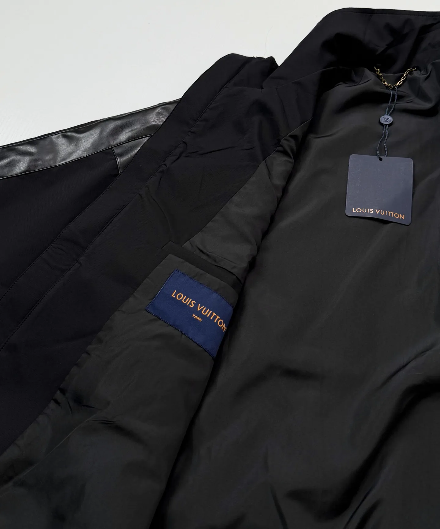 Monogram Perforated Leather-Panelled Jacket D37018650 — view 9
