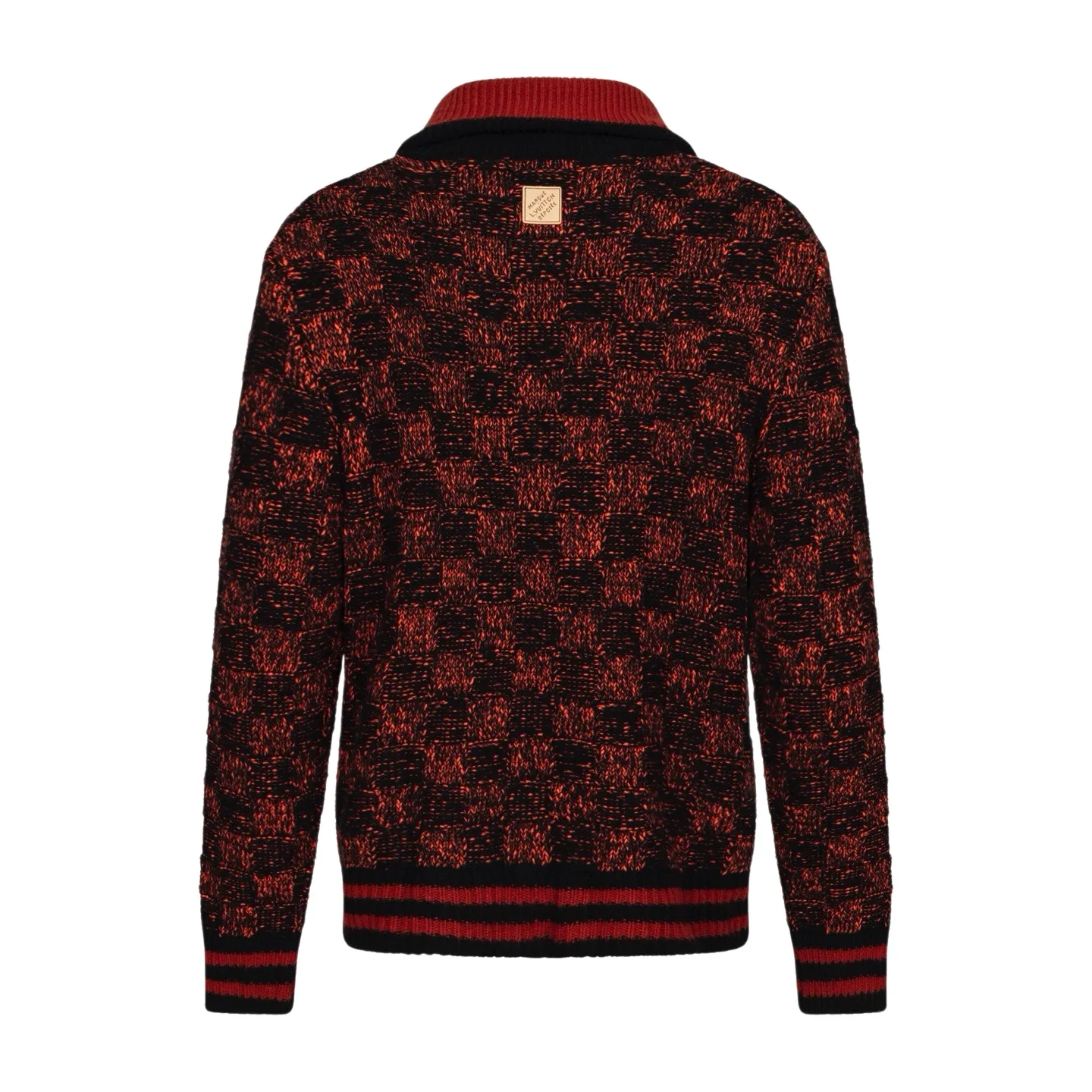 Damier Check Zip-Up Knit Jacket D37022460 — view 2