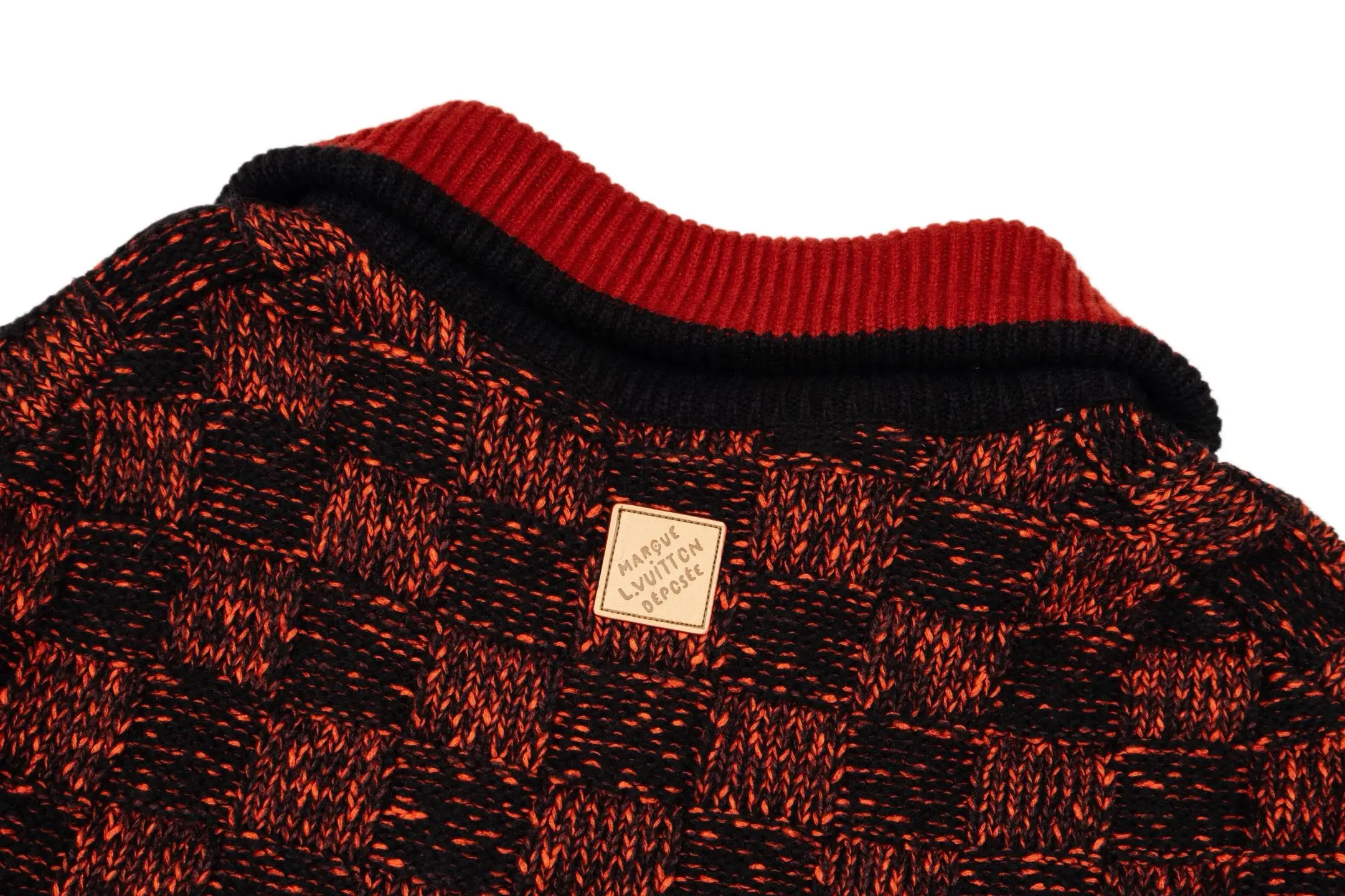 Damier Check Zip-Up Knit Jacket D37022460 — view 4