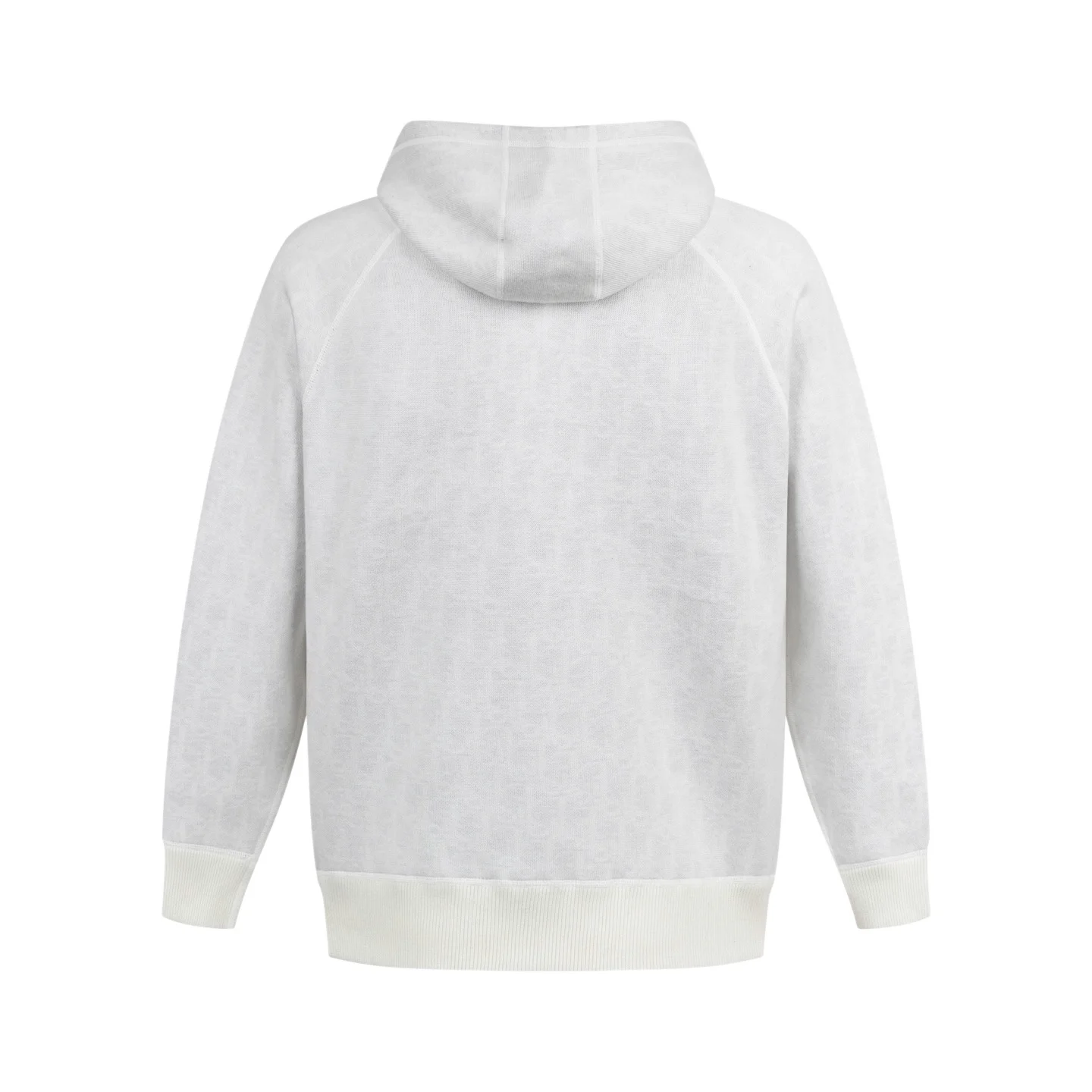 Reversible Oblique Jacquard Cashmere-Blend Hoodie D37022509 — view 2