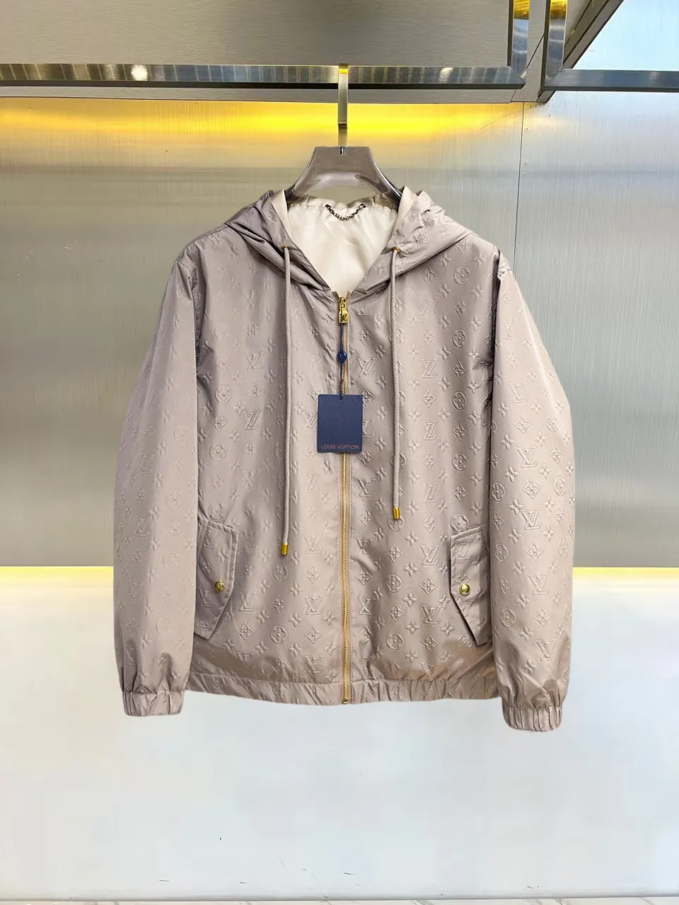 Monogram Embossed Hooded Jacket D37015070