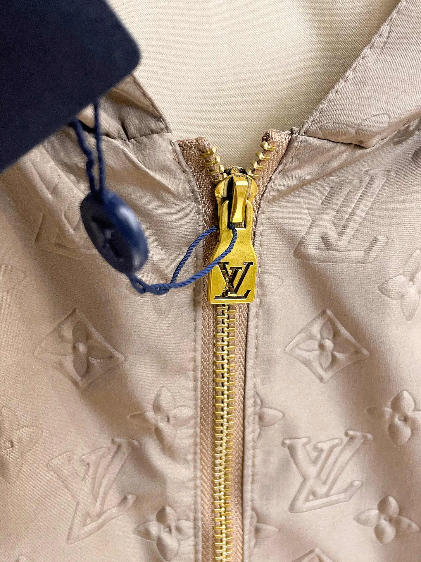 Monogram Embossed Hooded Jacket D37015070 — view 4