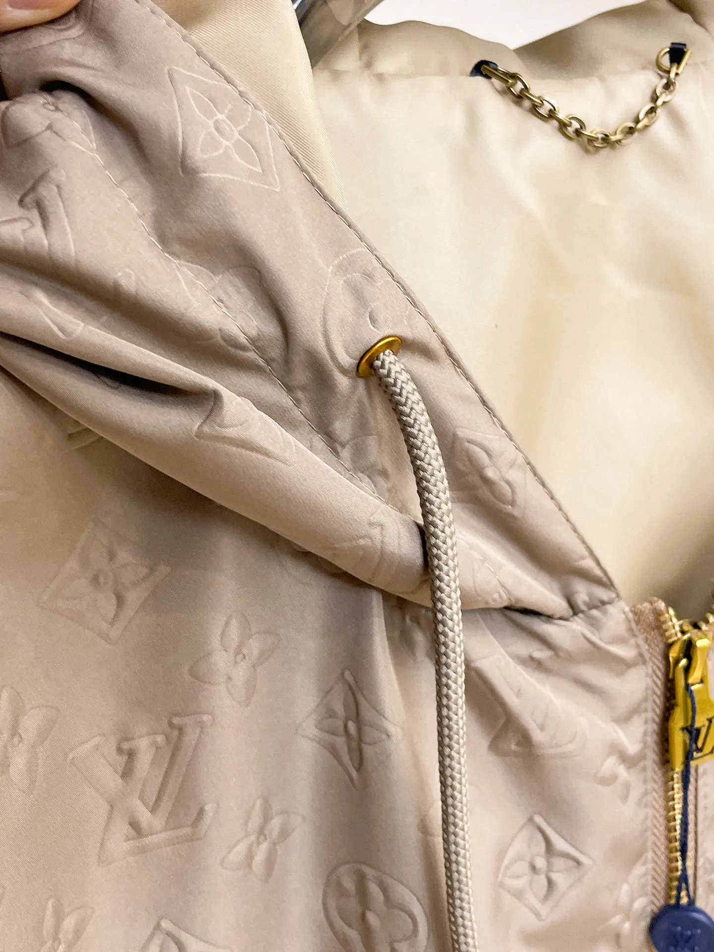 Monogram Embossed Hooded Jacket D37015070 — view 6