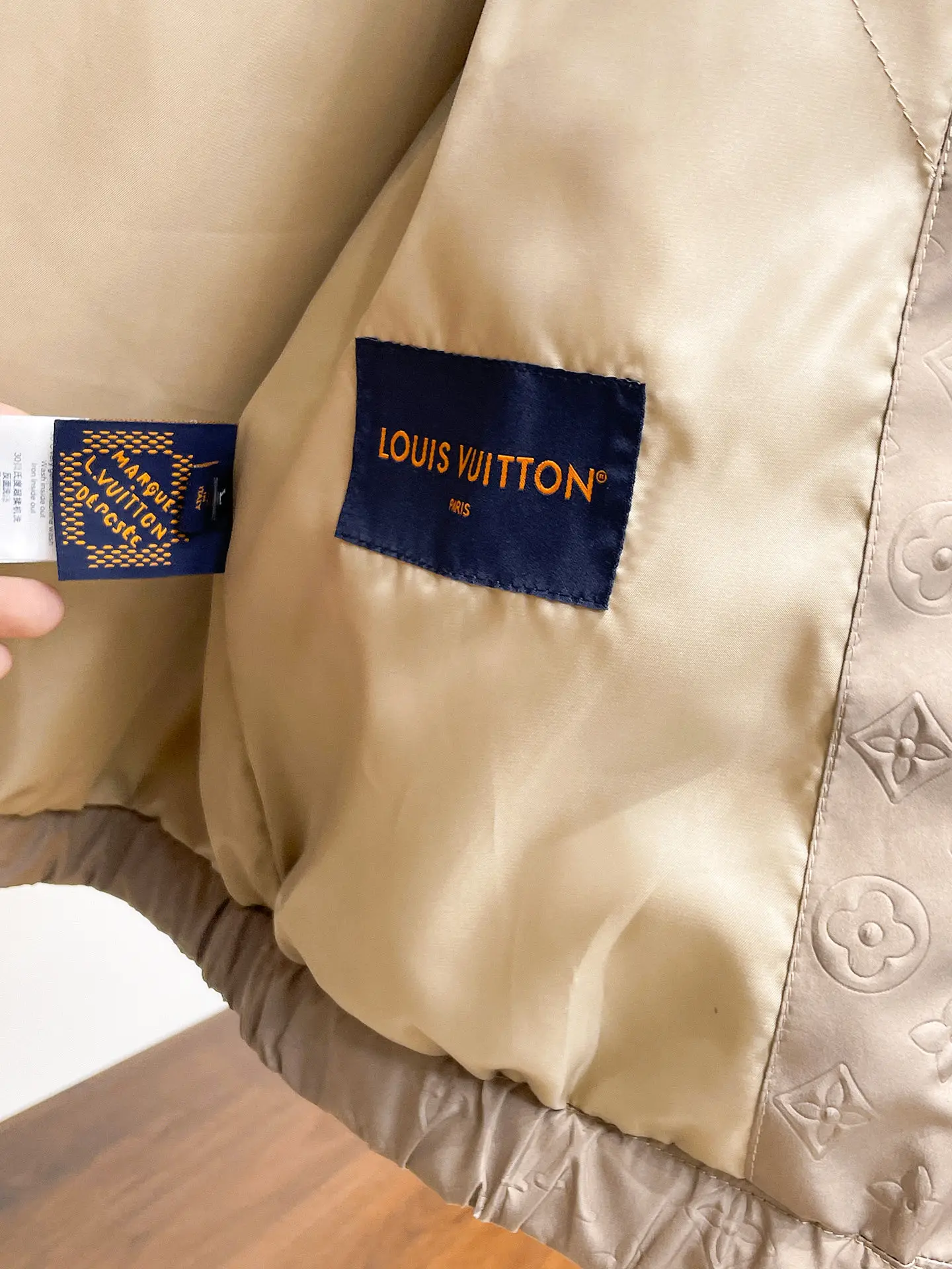 Monogram Embossed Hooded Jacket D37015070 — view 9