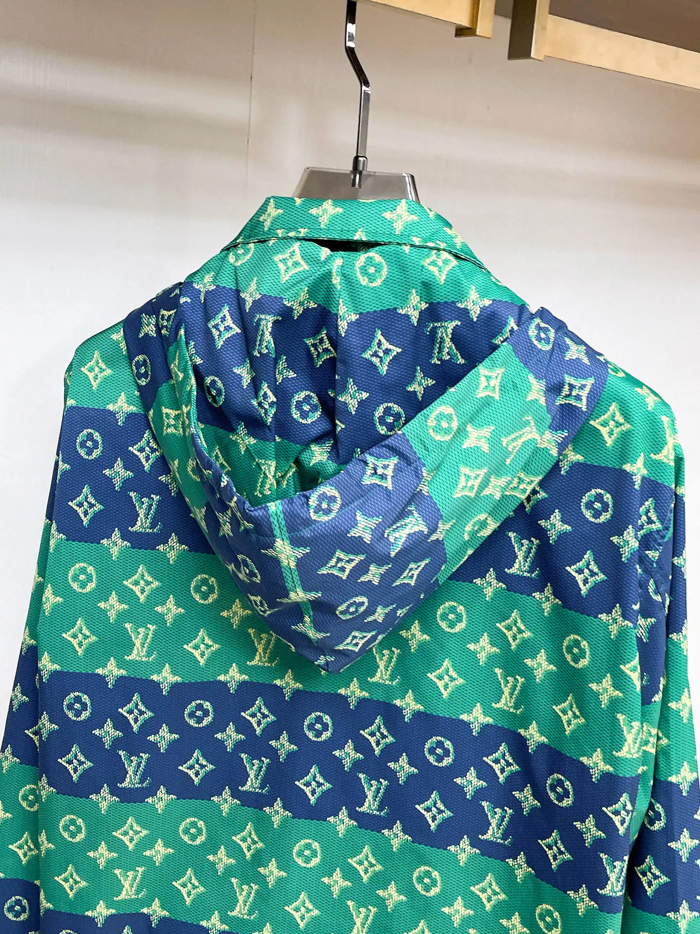 Monogram Striped Hooded Jacket D37015072 — view 16