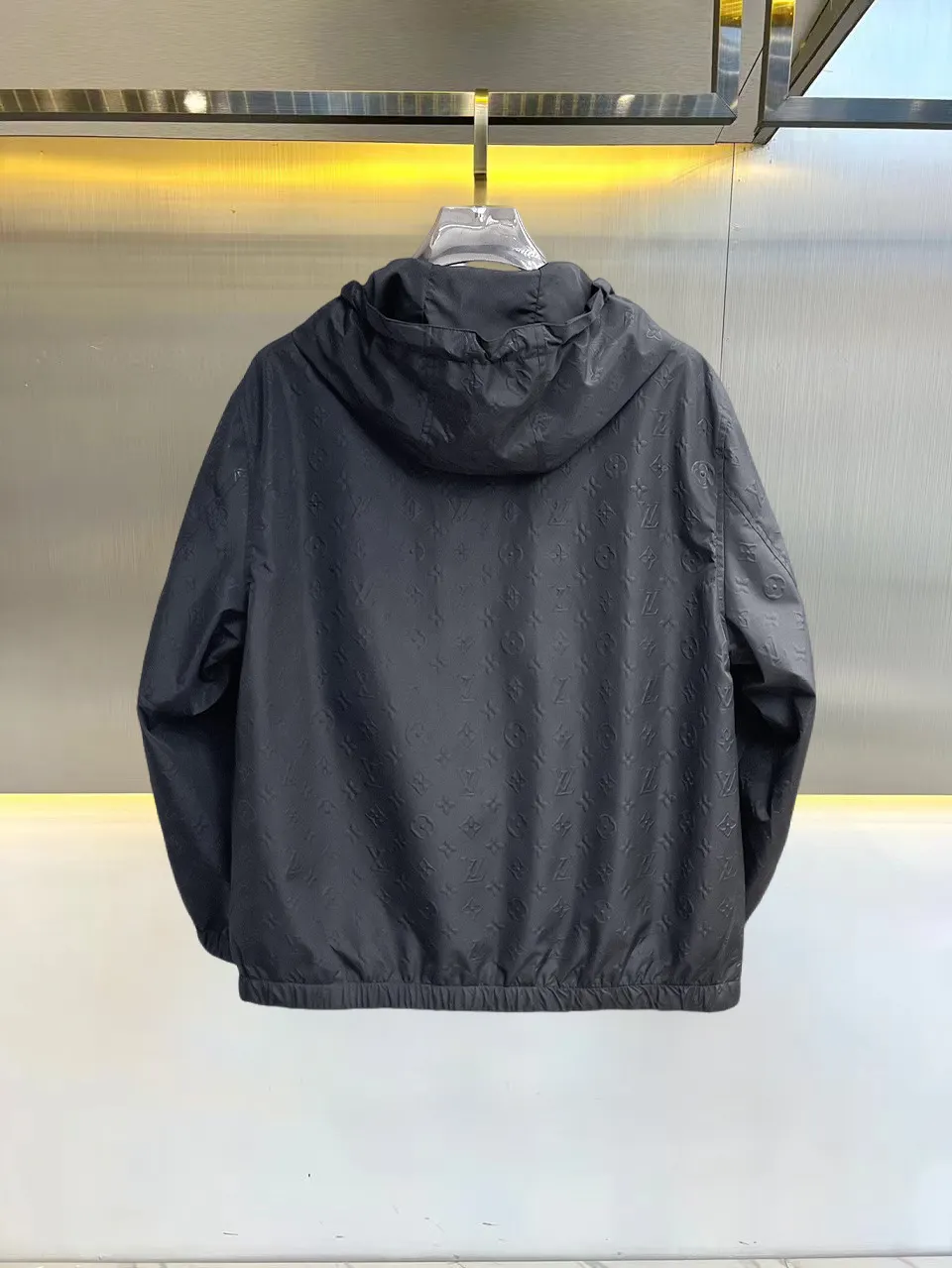 Monogram Embossed Hooded Windbreaker Jacket D37015071 — view 2
