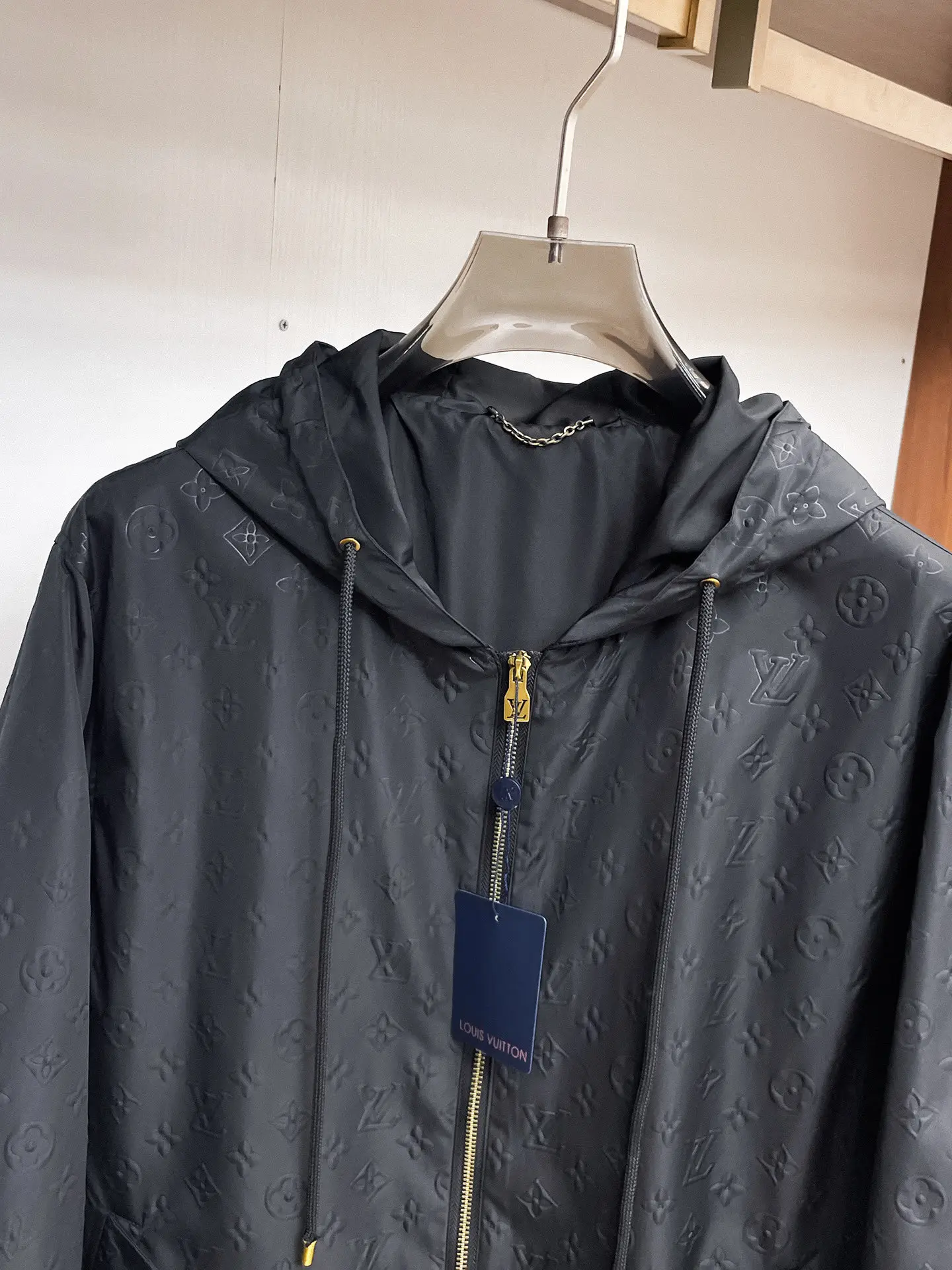 Monogram Embossed Hooded Windbreaker Jacket D37015071 — view 3
