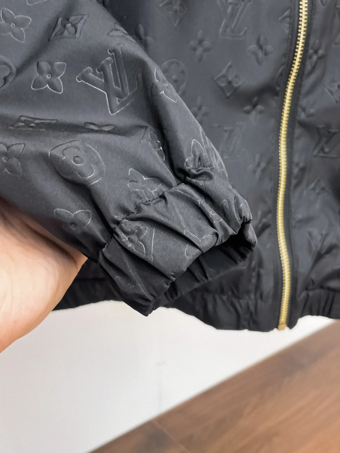 Monogram Embossed Hooded Windbreaker Jacket D37015071 — view 14