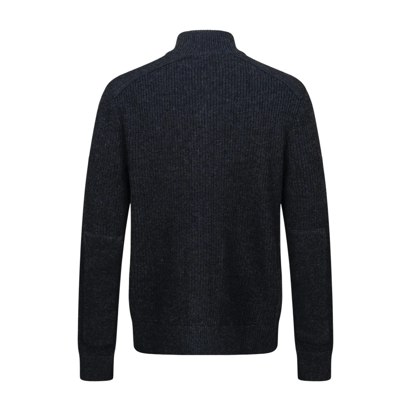 Mock-Neck Buttoned Wool-Blend Knit Jacket D37022462 — view 2