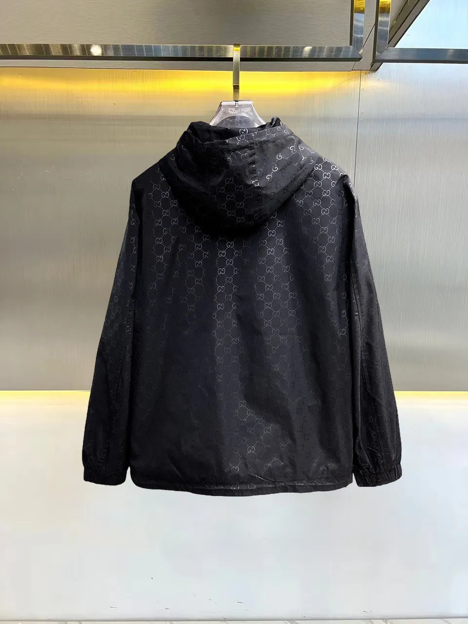 Monogram Jacquard Hooded Windbreaker Jacket D38015139 — view 2