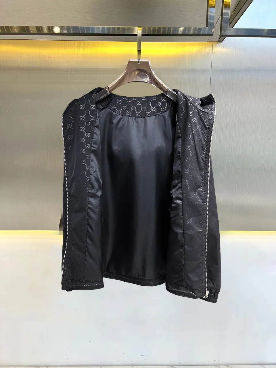 Monogram Jacquard Hooded Windbreaker Jacket D38015139 — view 3